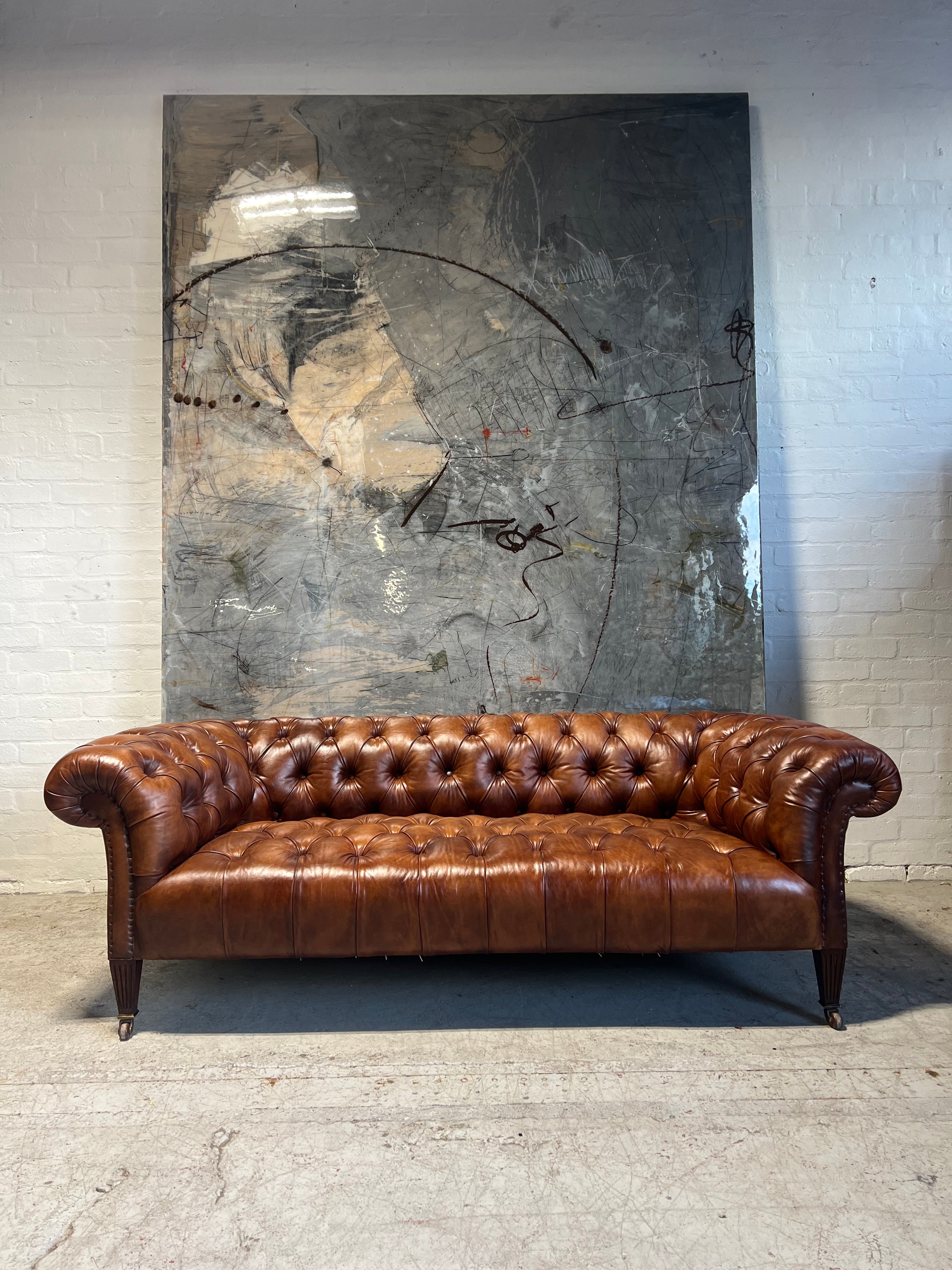 Antique 19thC Chesterfield Sofa by Hamptons of Pall Mall