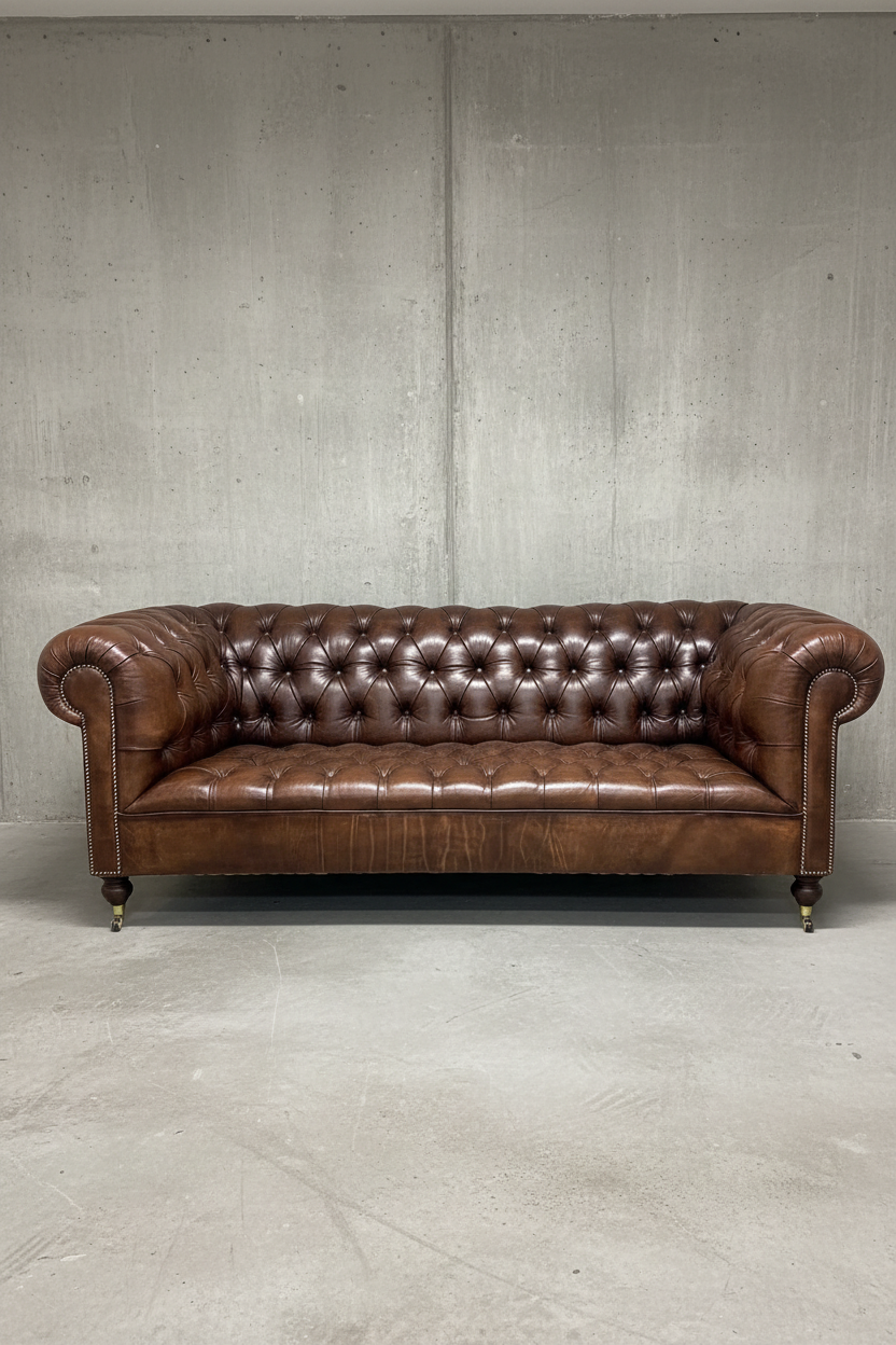 Our Wilmington Chesterfield Sofa in Crafting Manner 2 90”