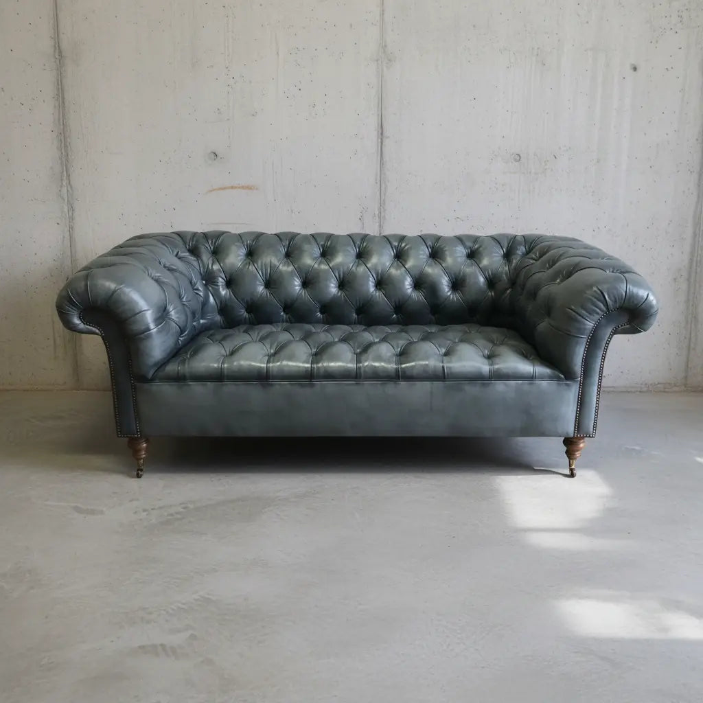 Great leather chesterfield sofa