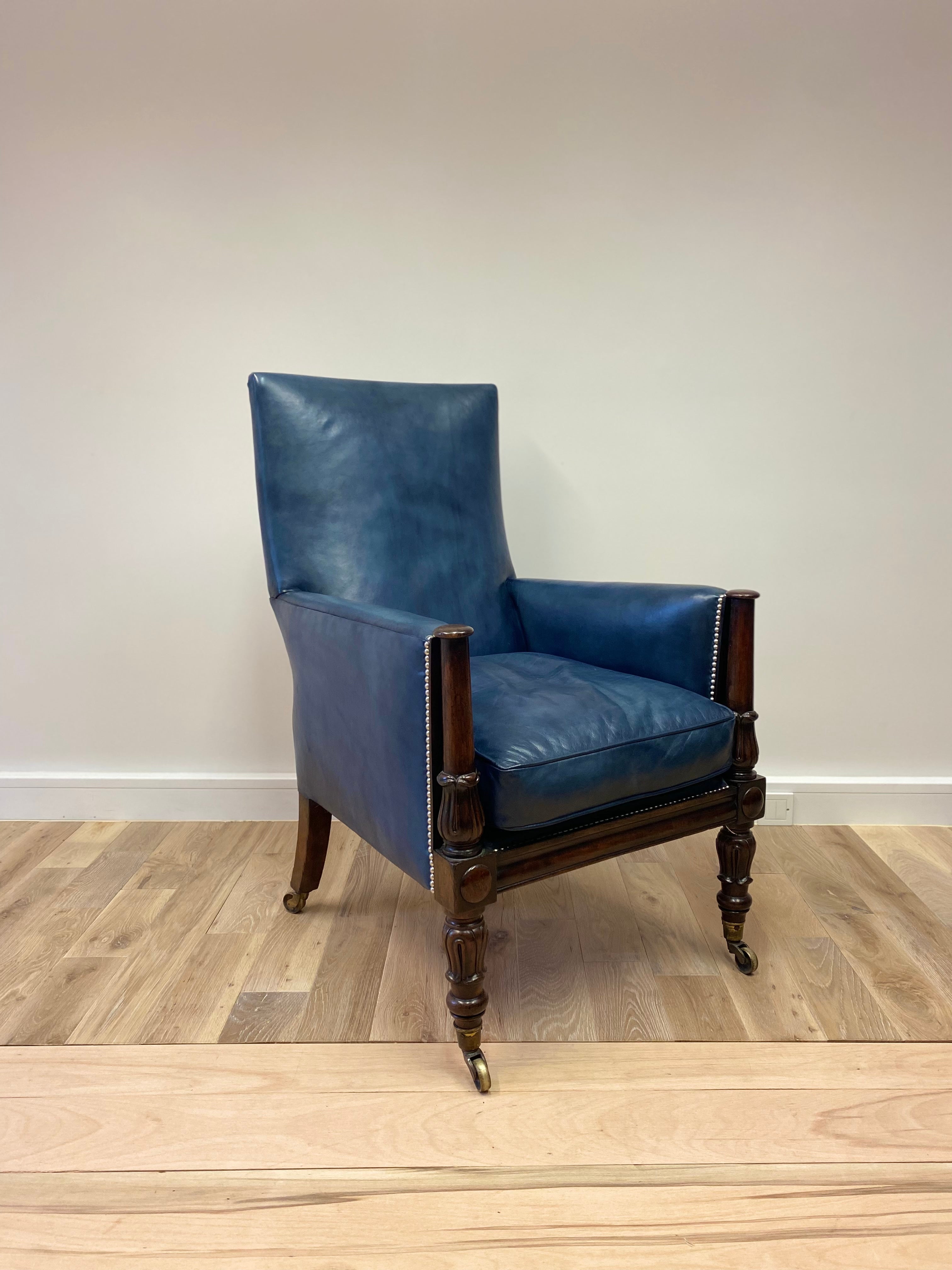 Restored - A Fine and Well Proportioned William IV Gentleman’s Library Chair