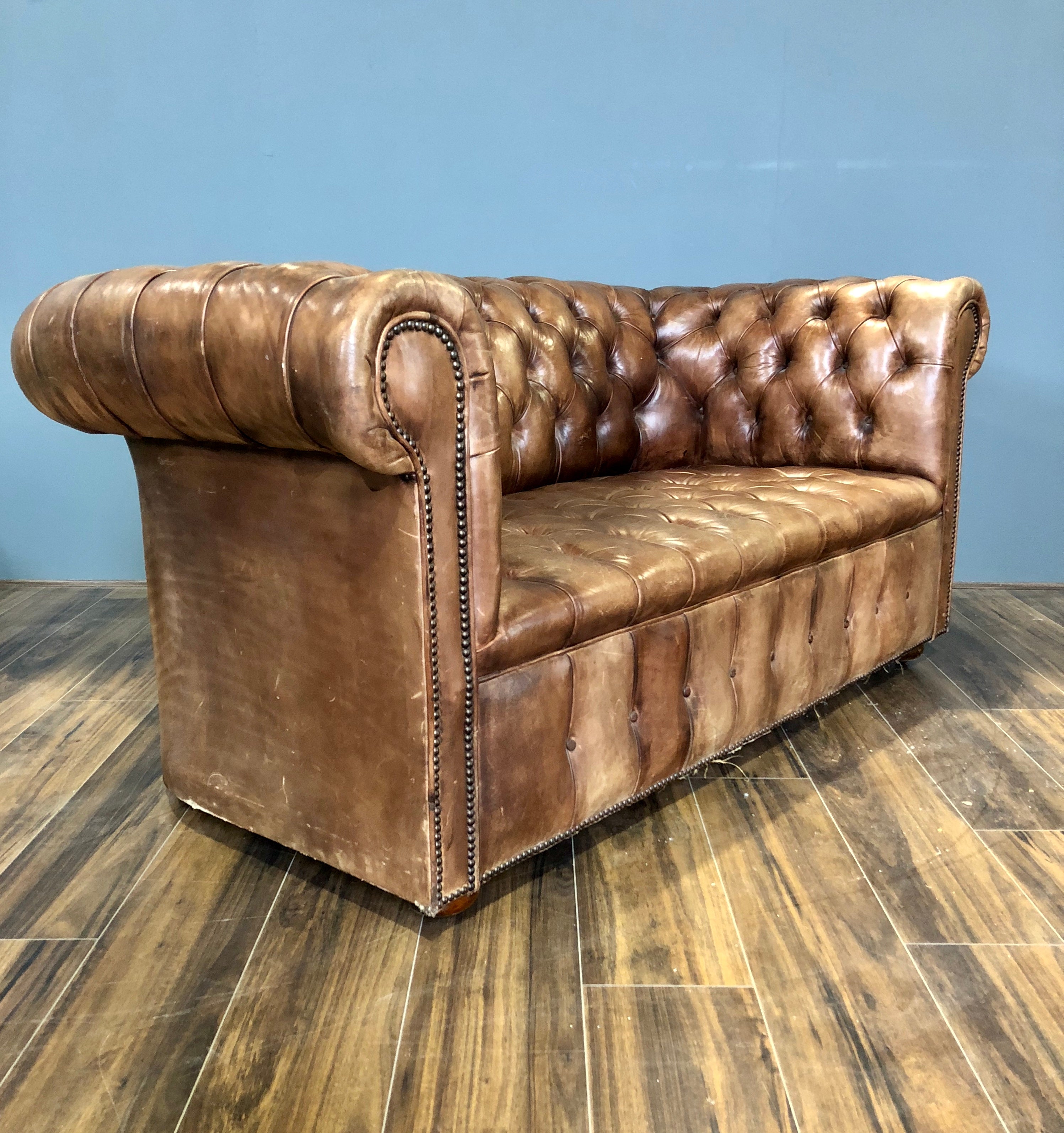 Vintage 2 Seater in Original Leathers