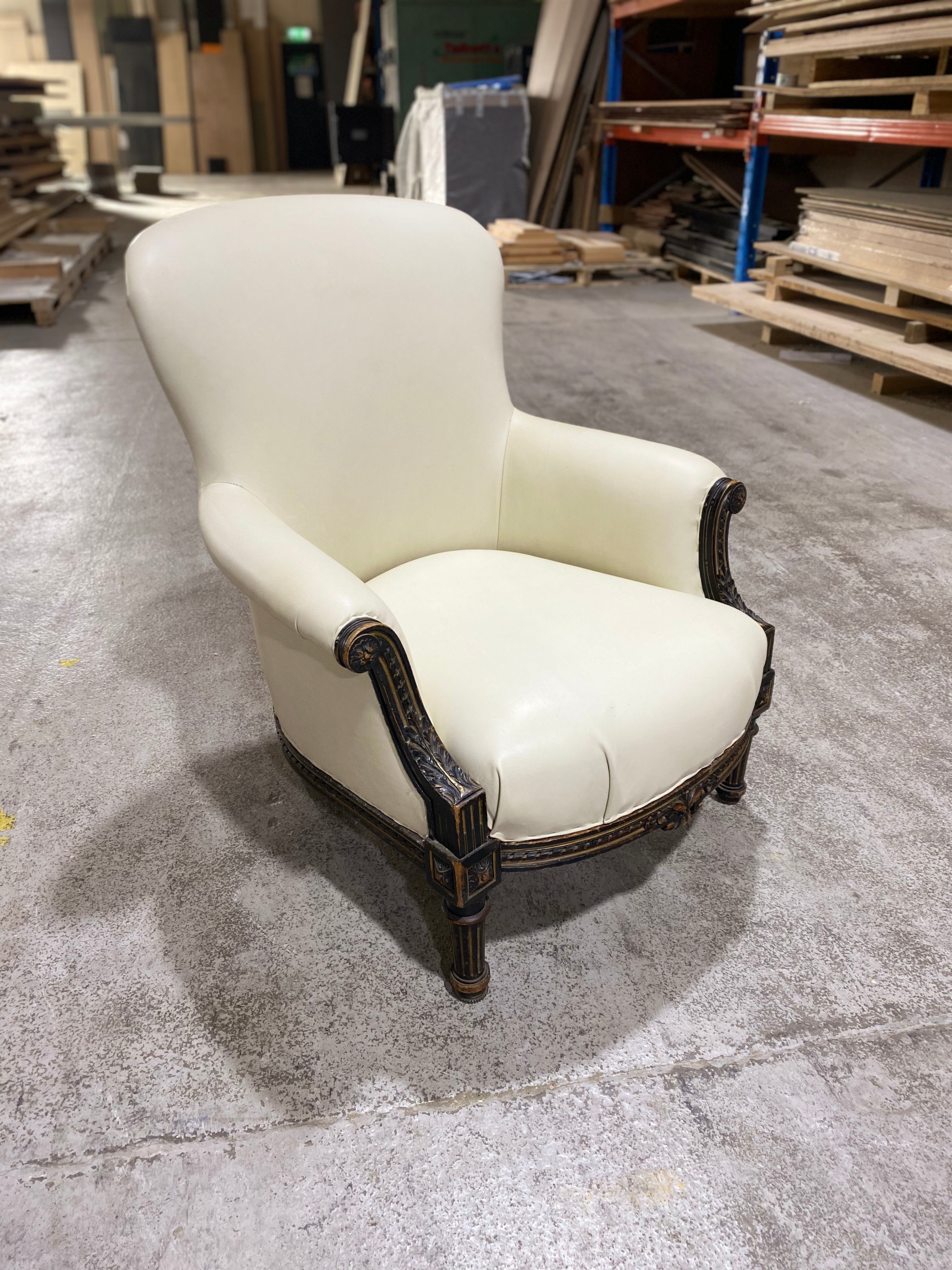 A fine early 19thC Armchair - restored and as yet undyed