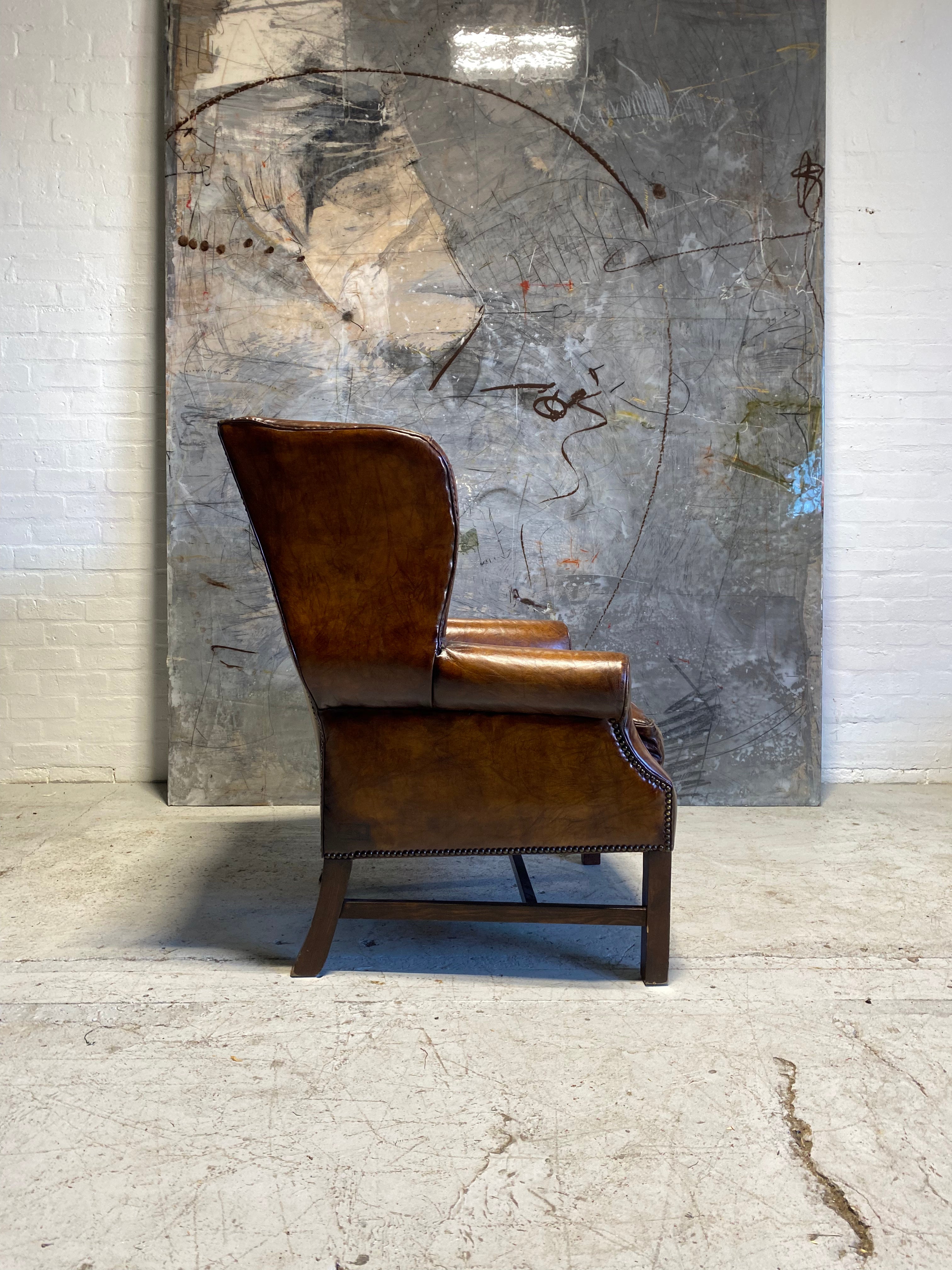 A Stunning Gentleman’s Wing Back Chair