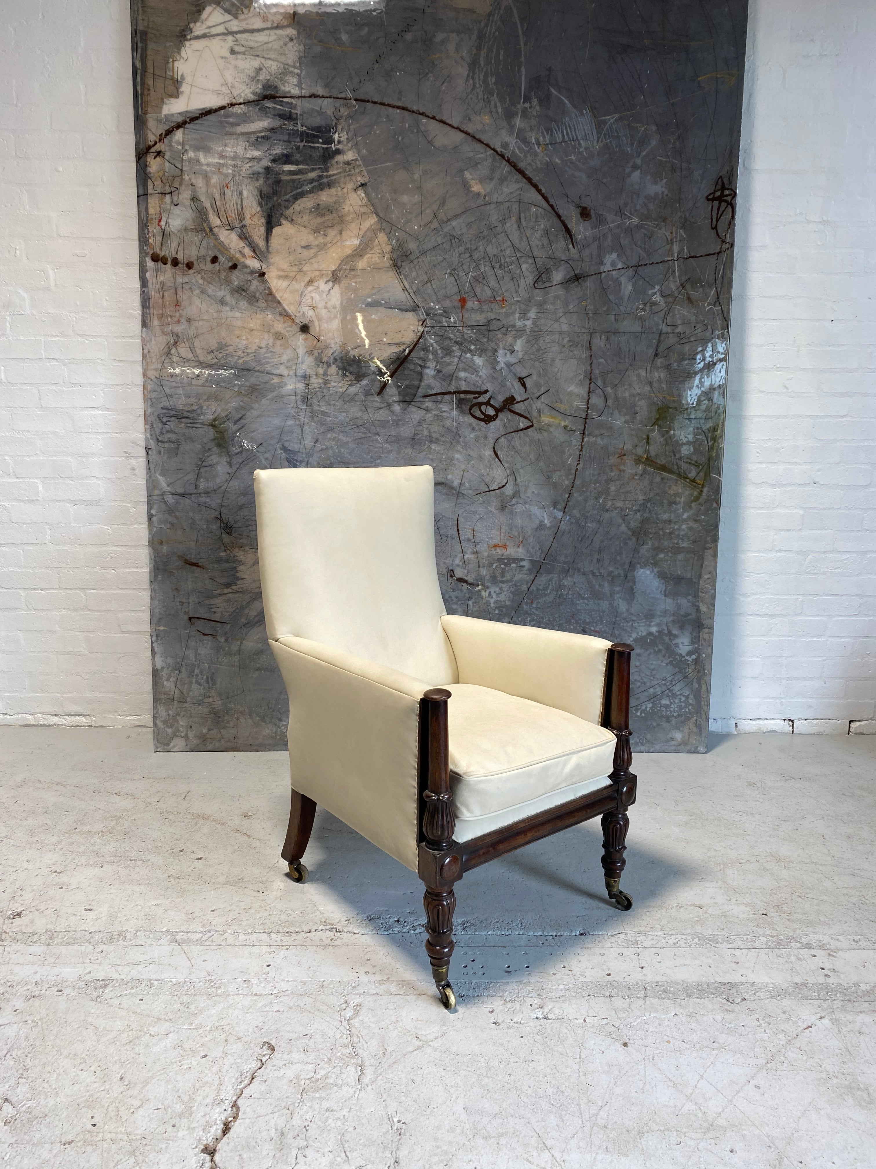 Restored - A Fine and Well Proportioned William IV Gentleman’s Library Chair