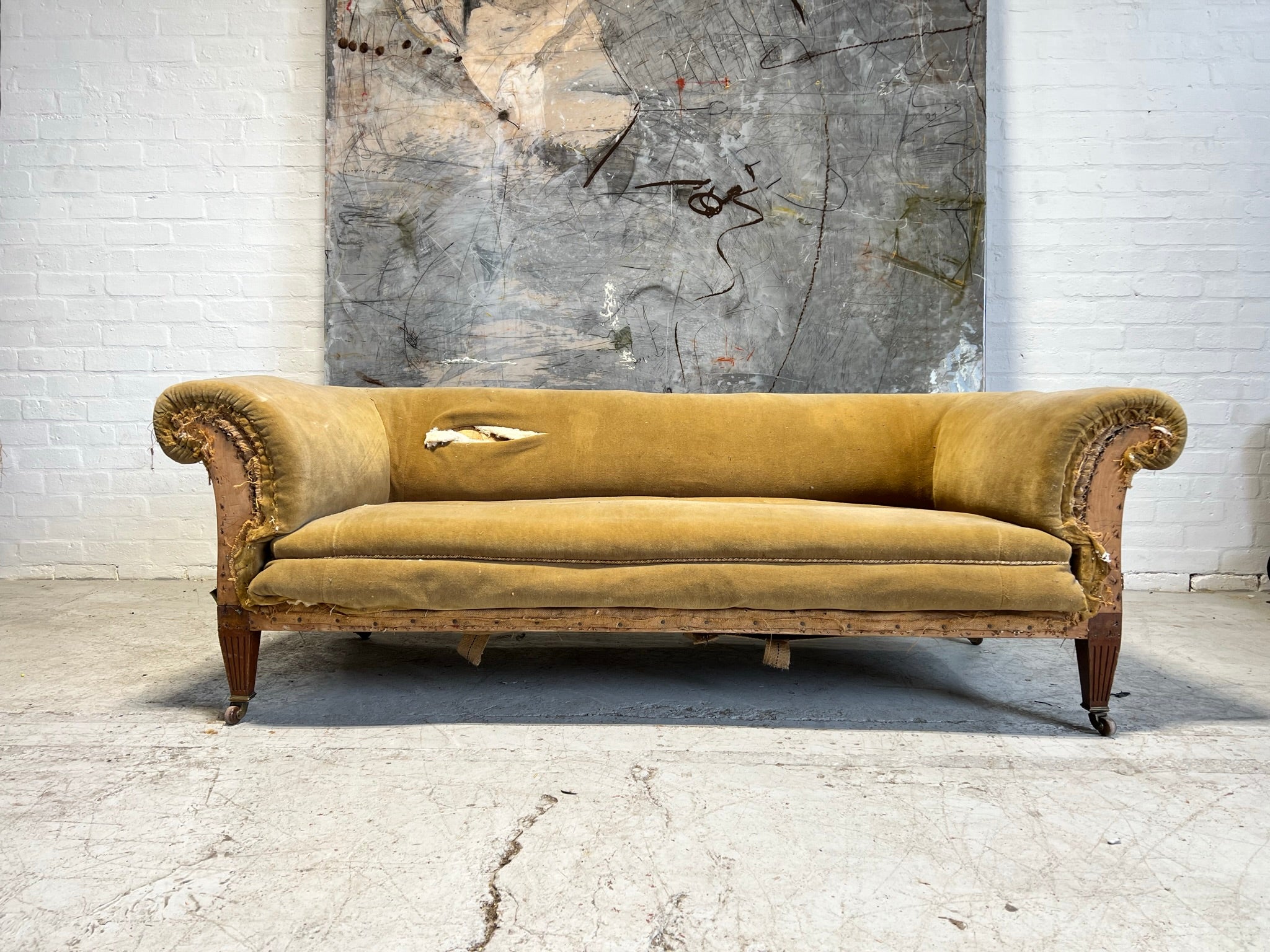 Antique 19thC Chesterfield Sofa by Hamptons of Pall Mall