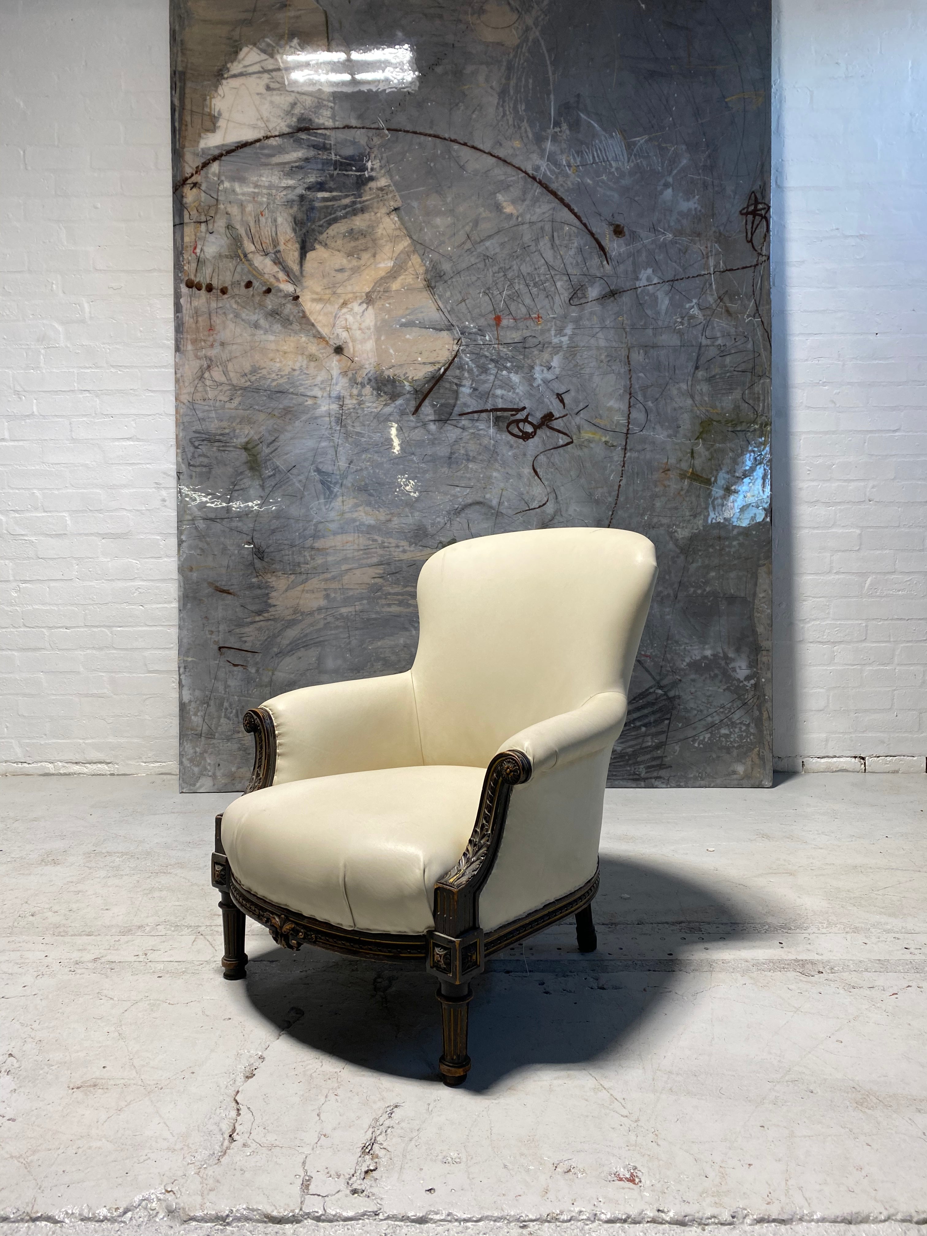 A fine early 19thC Armchair - restored and as yet undyed