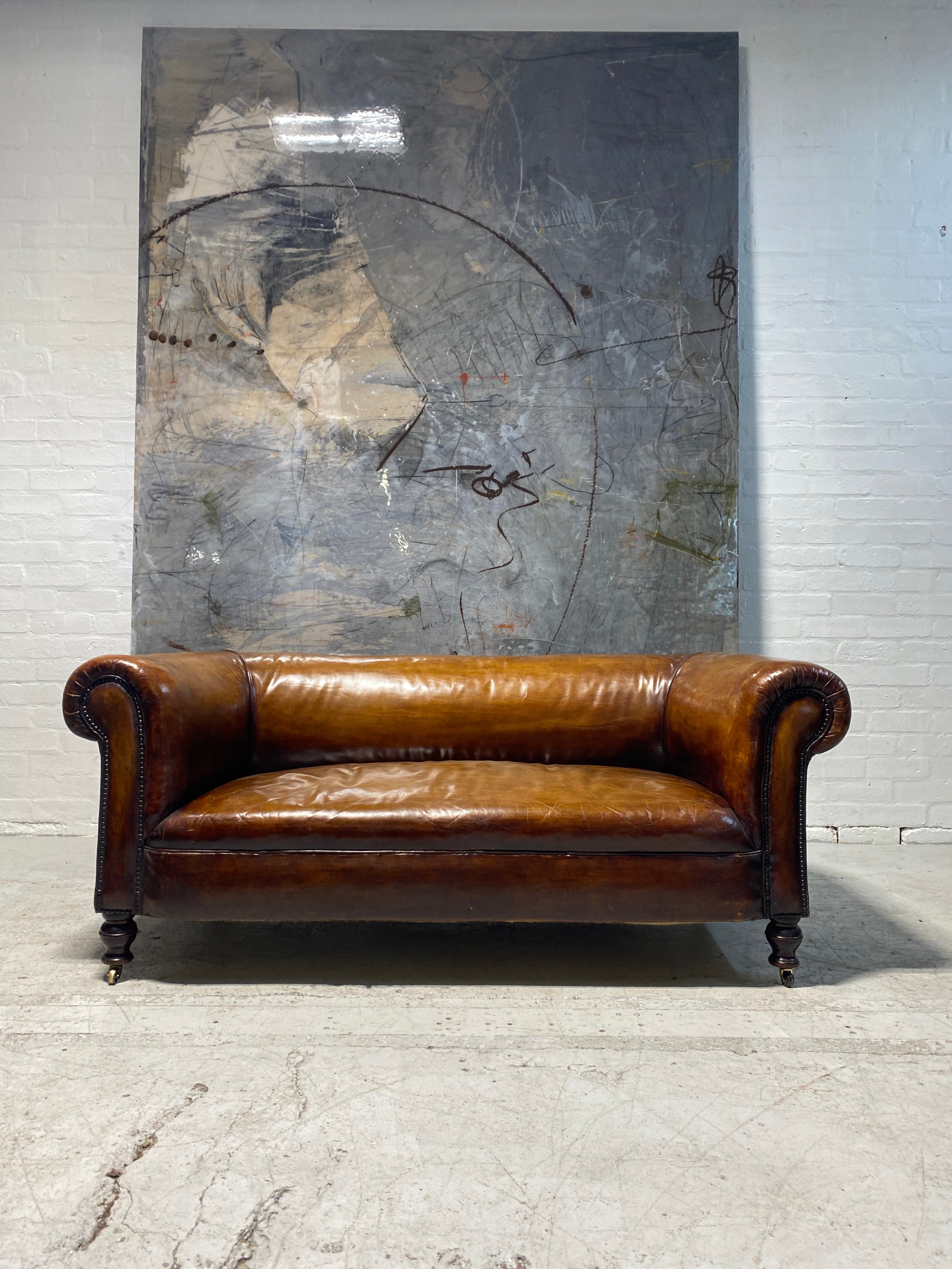 Beautiful Original 19thC Chesterfield Sofa