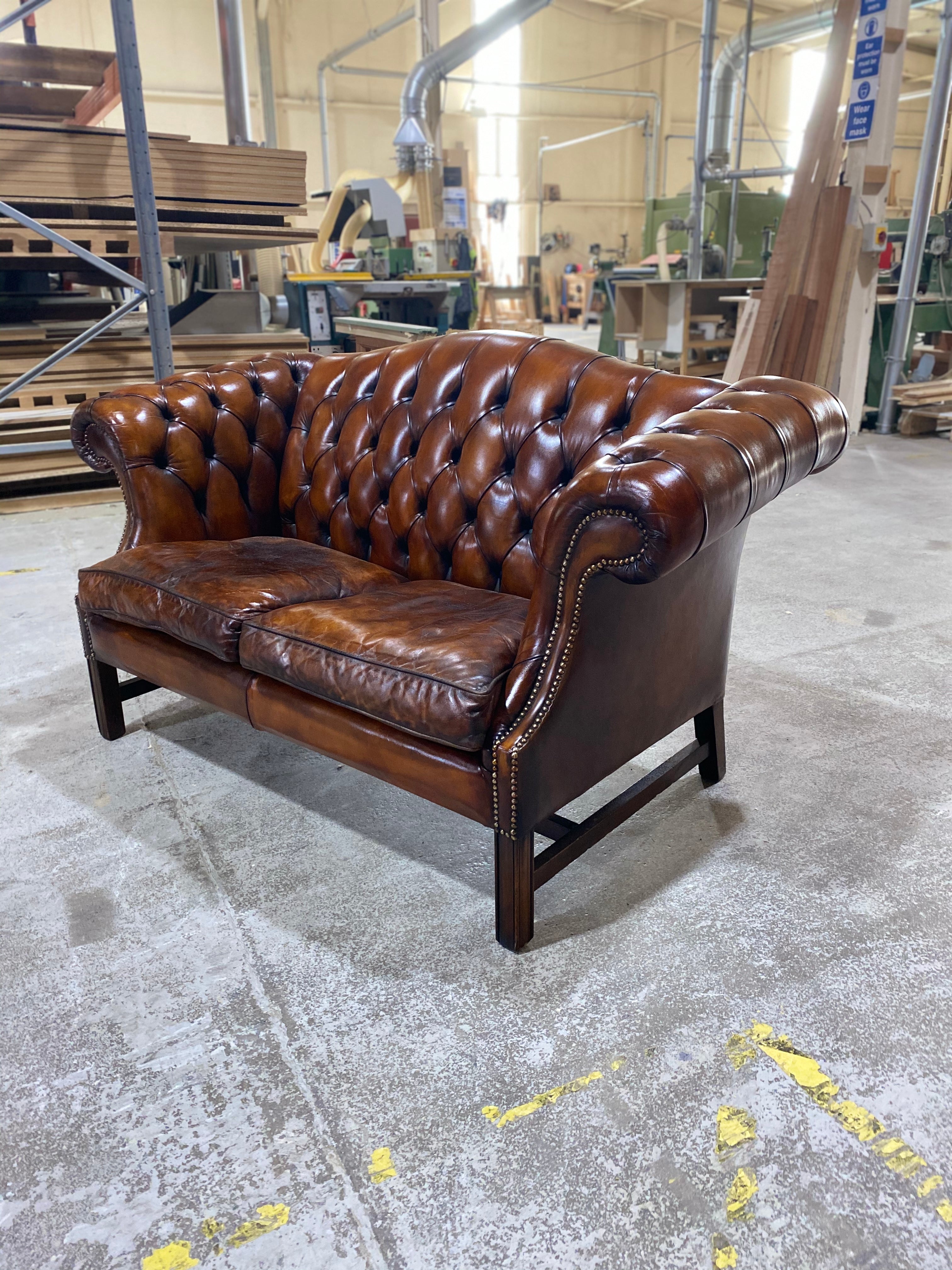 A Very Smart and Neat Chippendale Camel Back Sofa