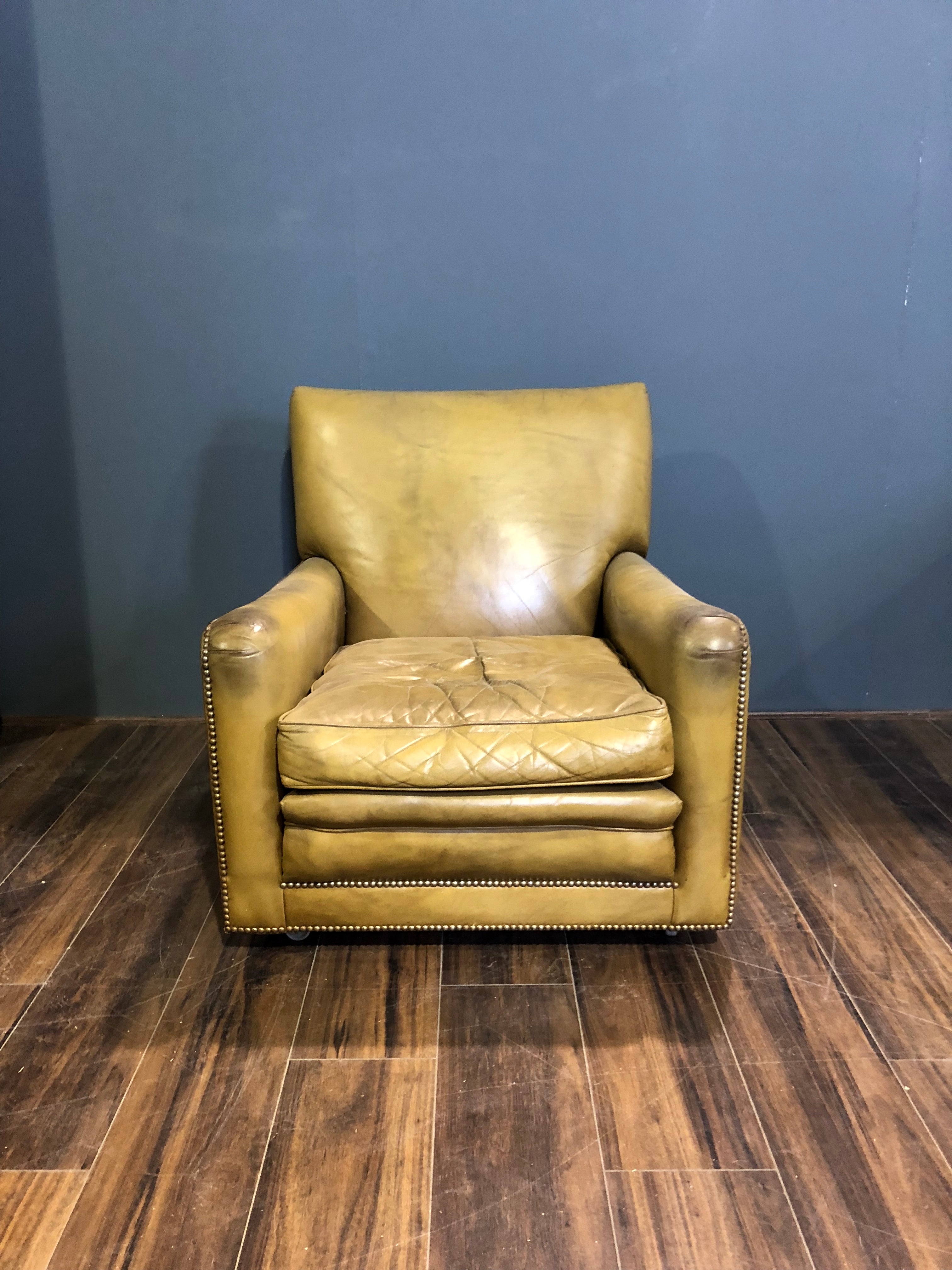 A Super Great Vintage Leather Armchair