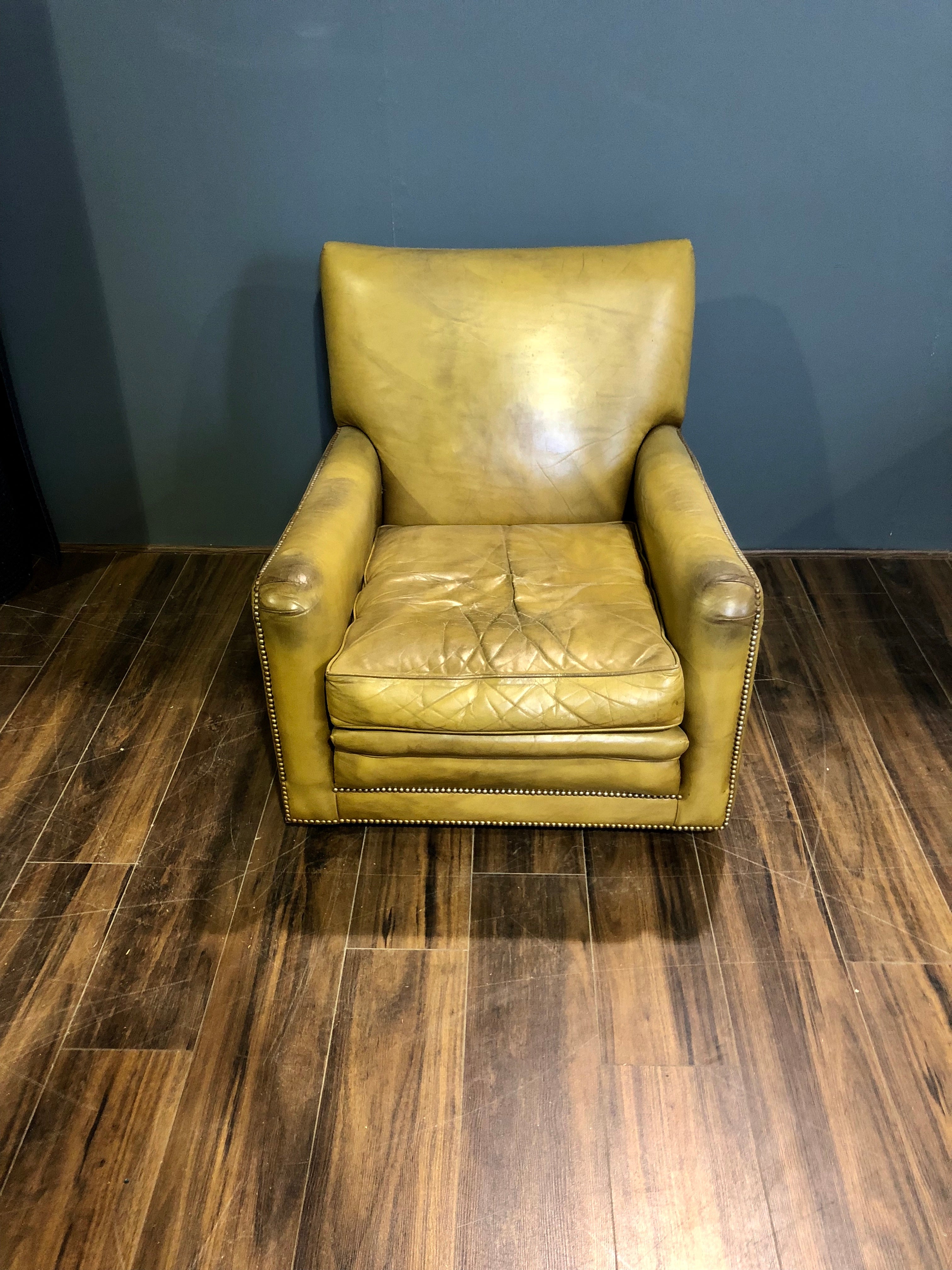 A Super Great Vintage Leather Armchair