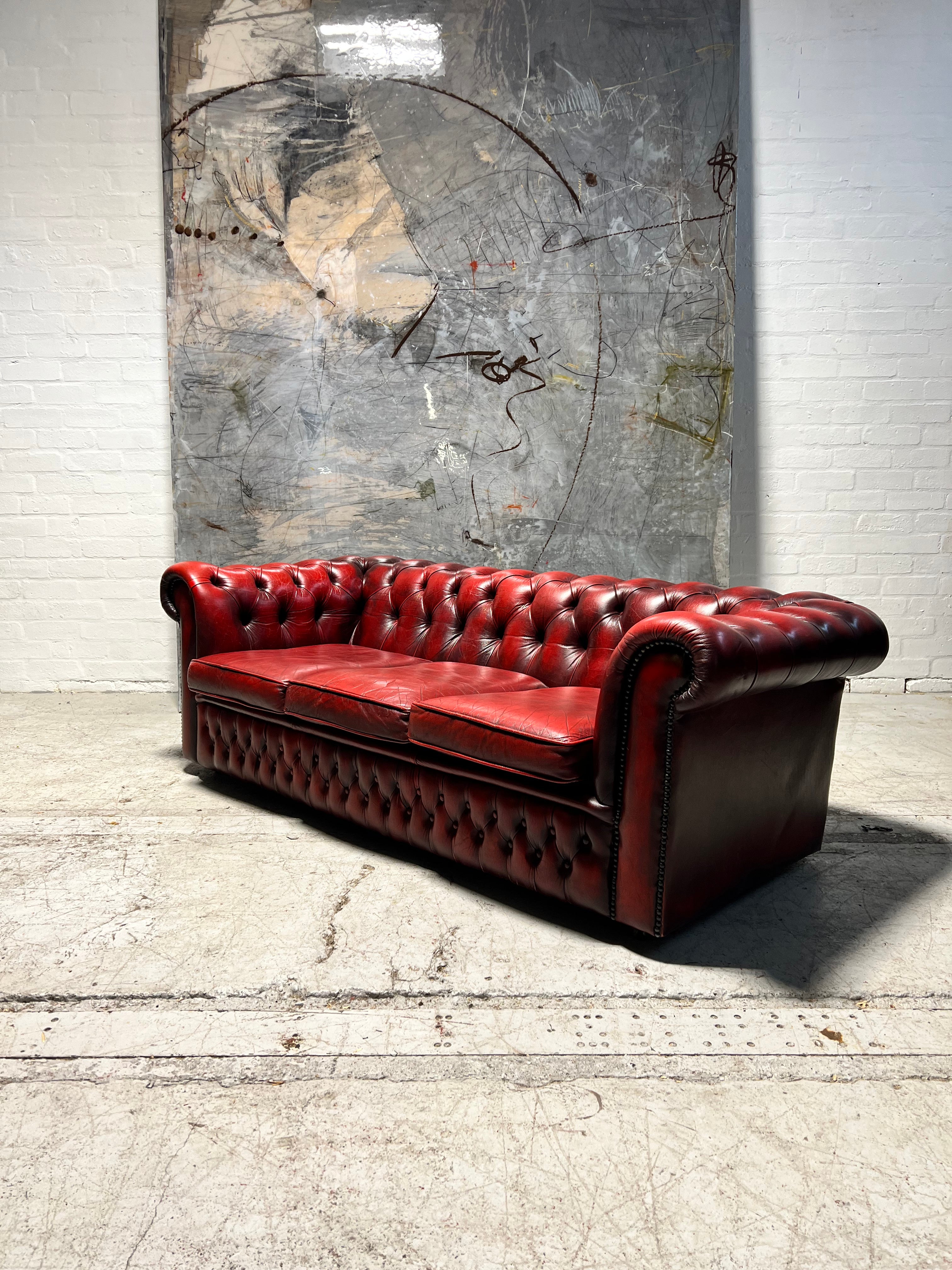 A Great Value 2 Piece Chesterfield Suite