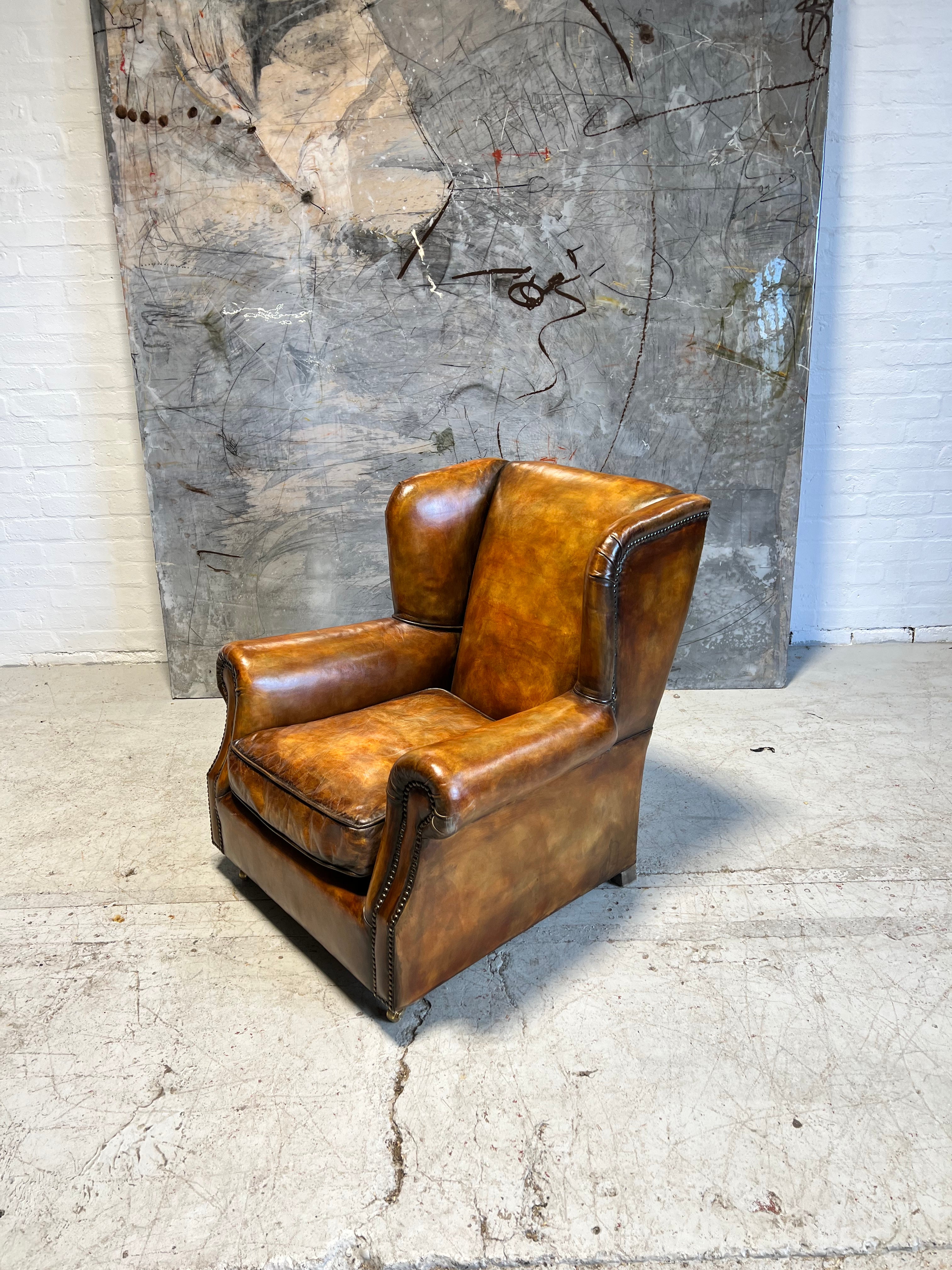 One of our Peel Armchairs in Rustic Tans