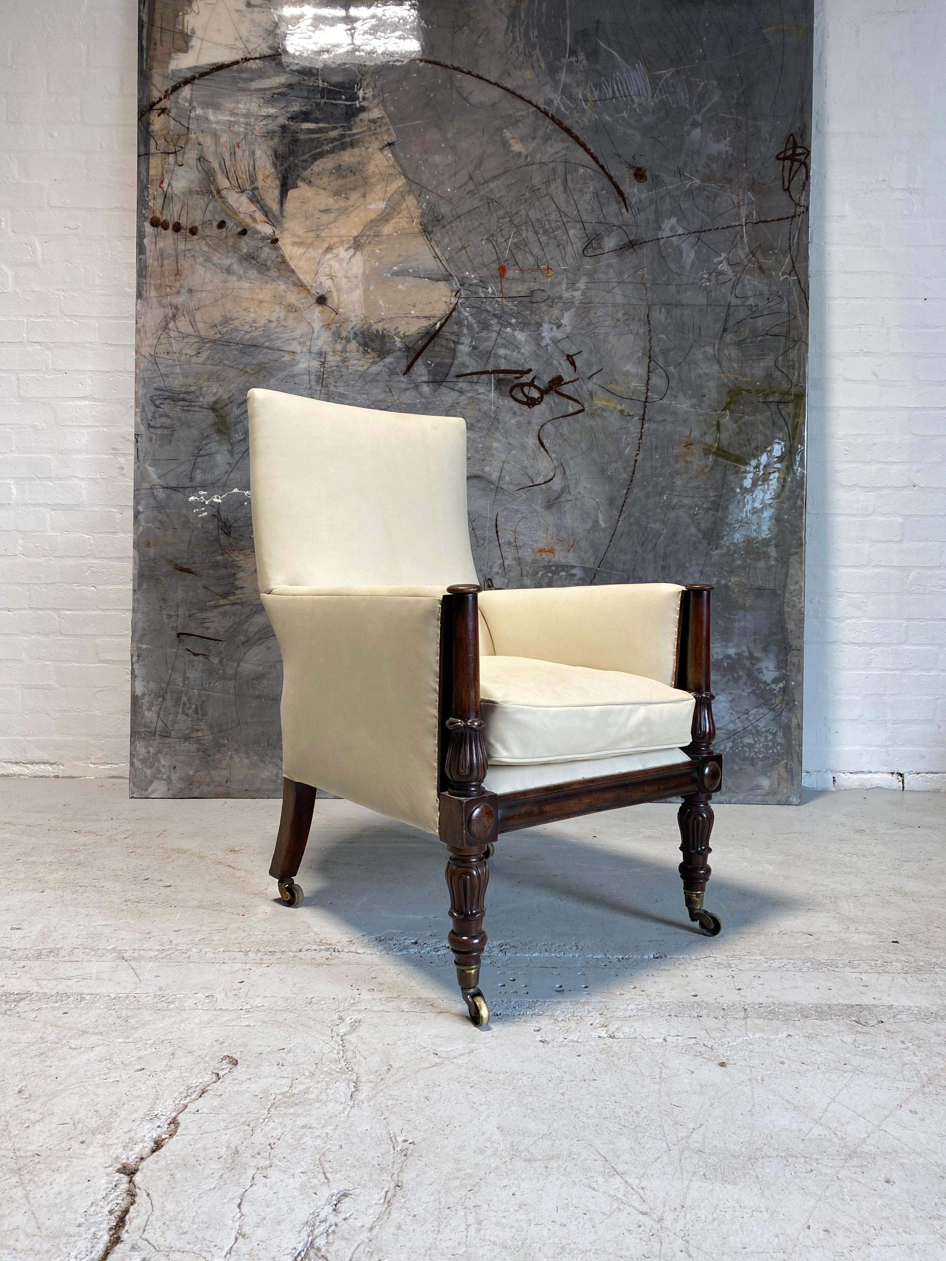 Restored - A Fine and Well Proportioned William IV Gentleman’s Library Chair