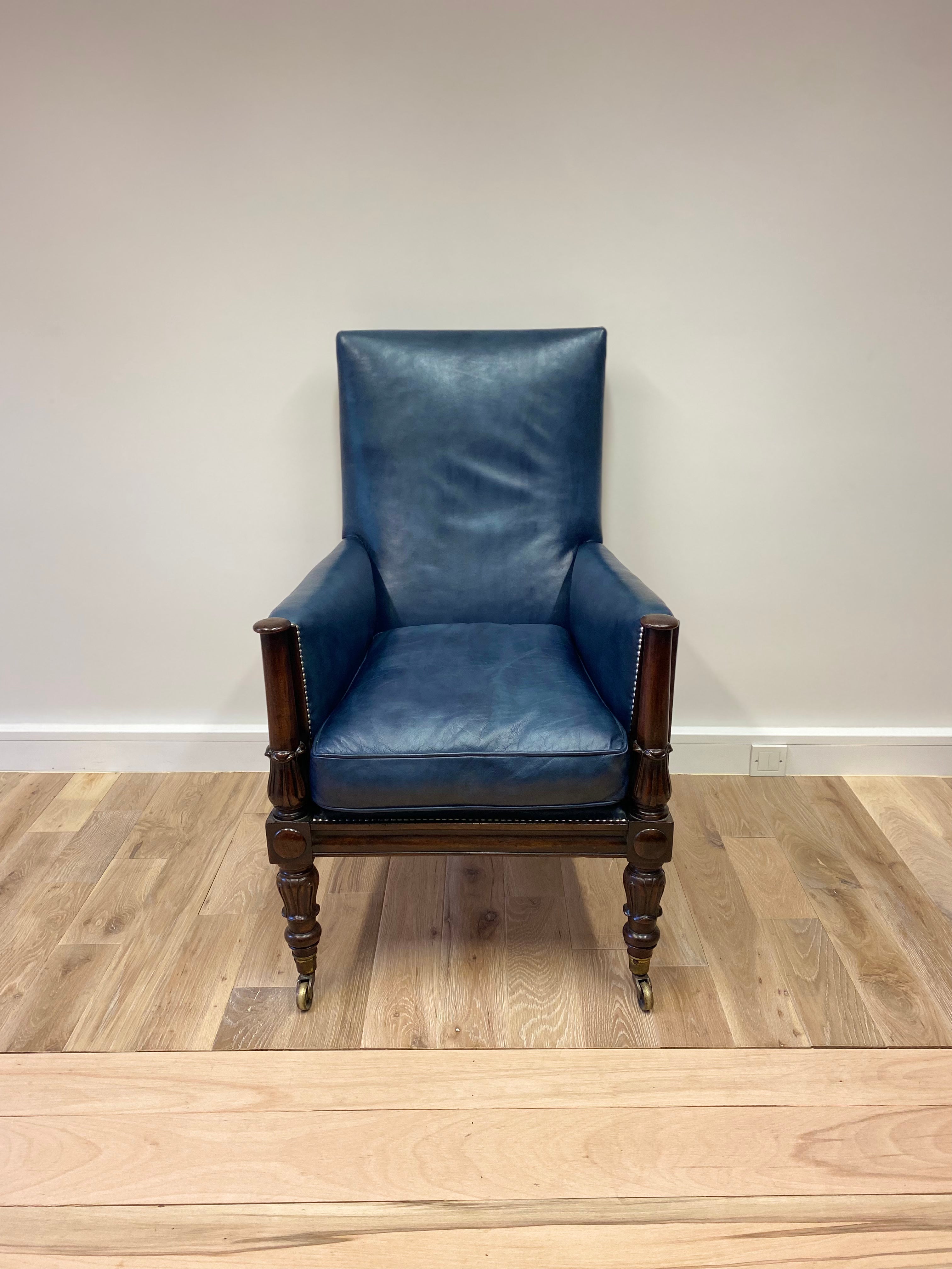 Restored - A Fine and Well Proportioned William IV Gentleman’s Library Chair