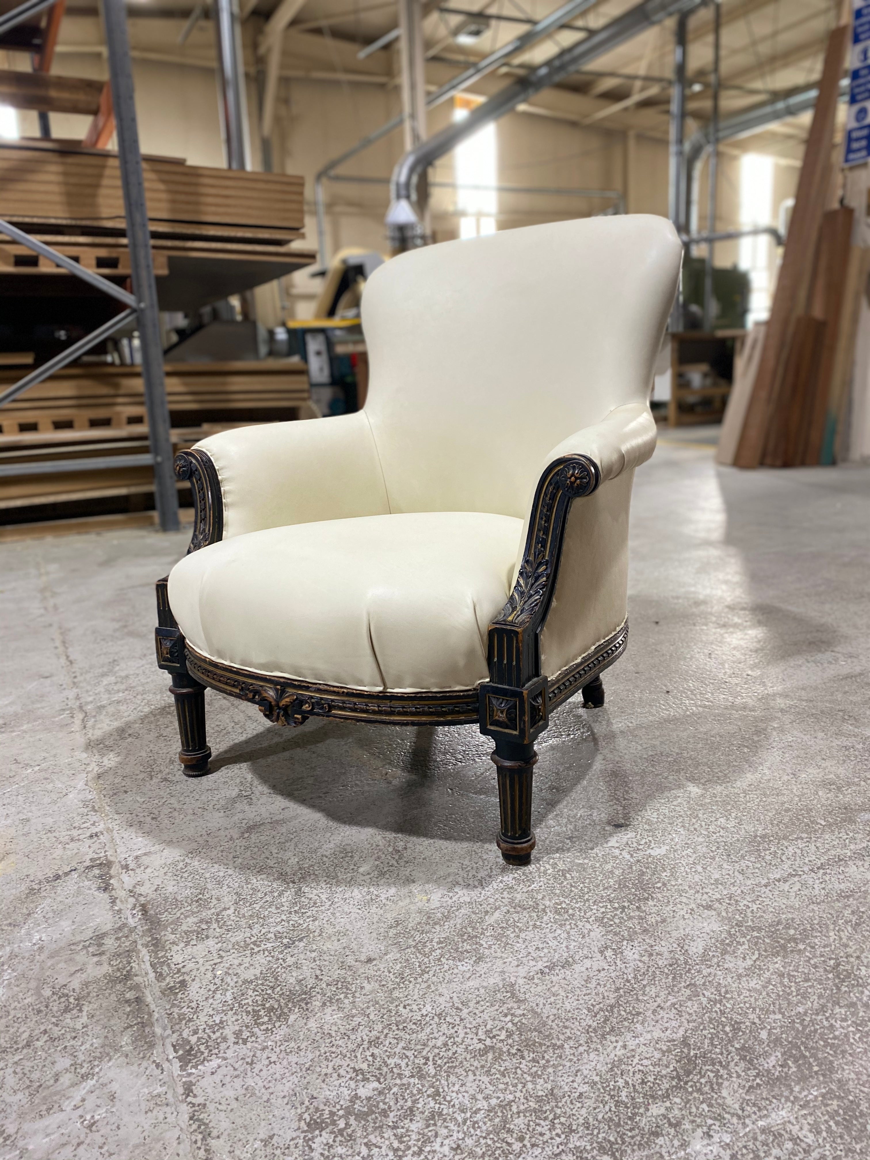 A fine early 19thC Armchair - restored and as yet undyed