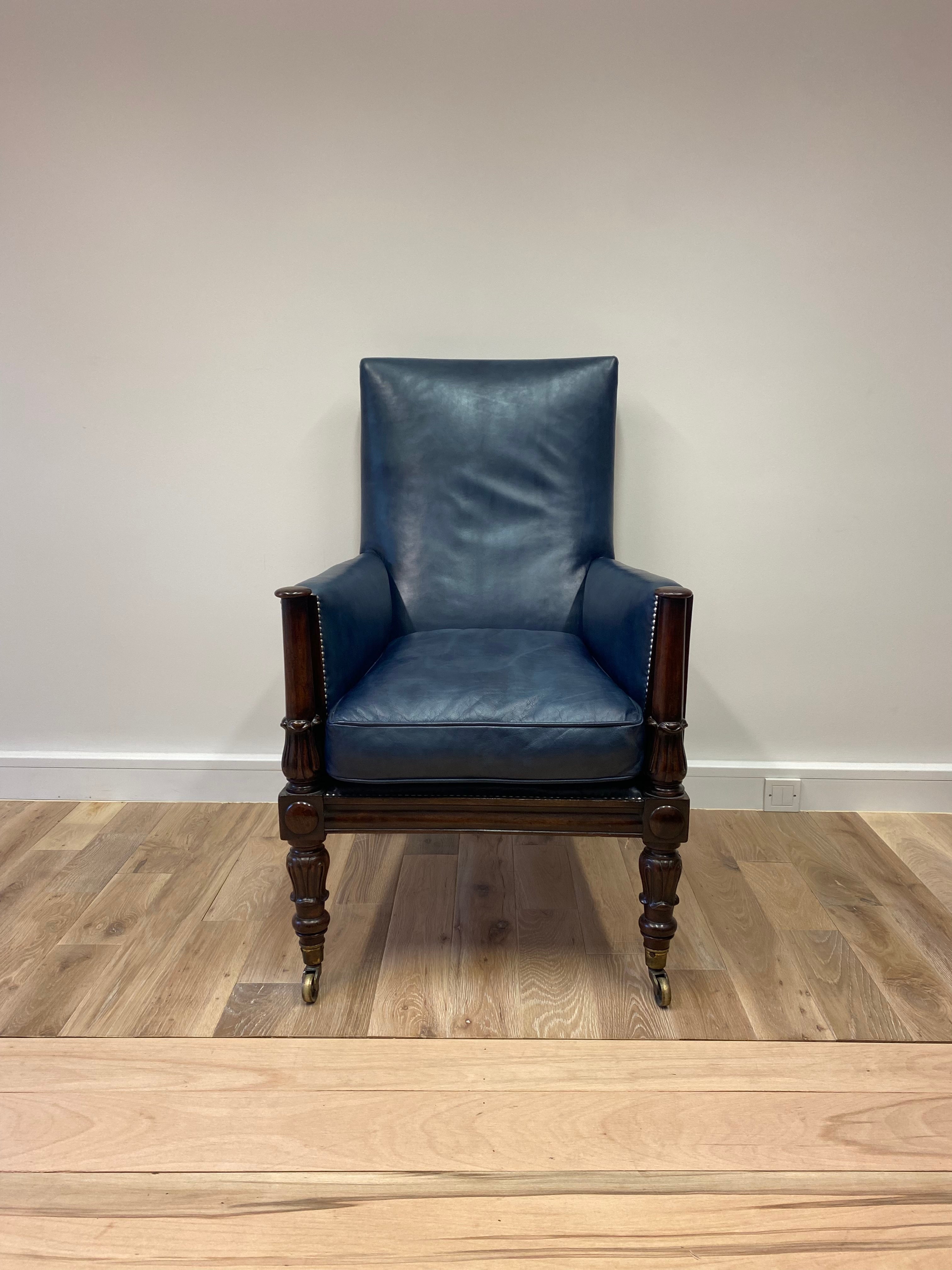 Restored - A Fine and Well Proportioned William IV Gentleman’s Library Chair