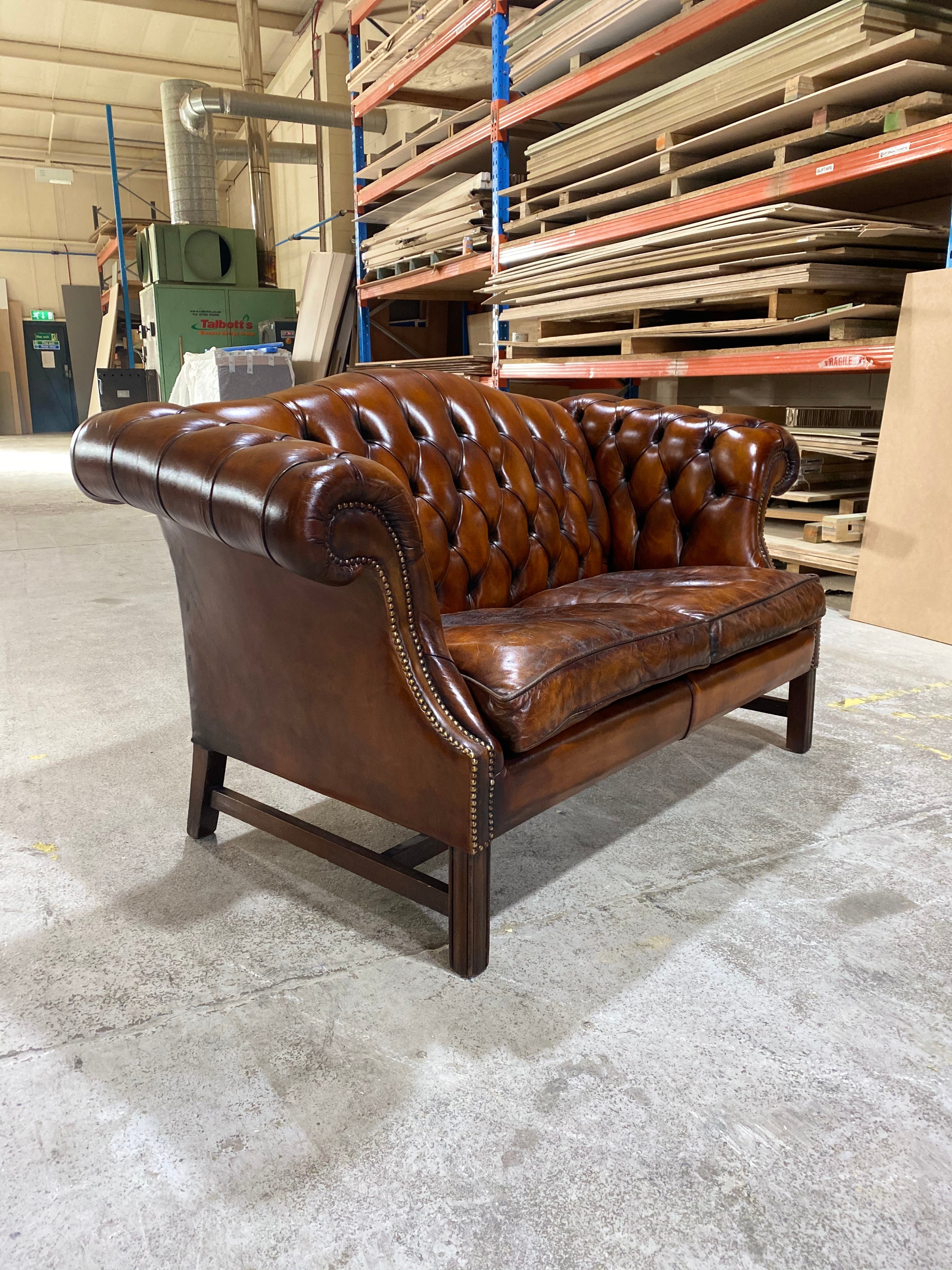 A Very Smart and Neat Chippendale Camel Back Sofa