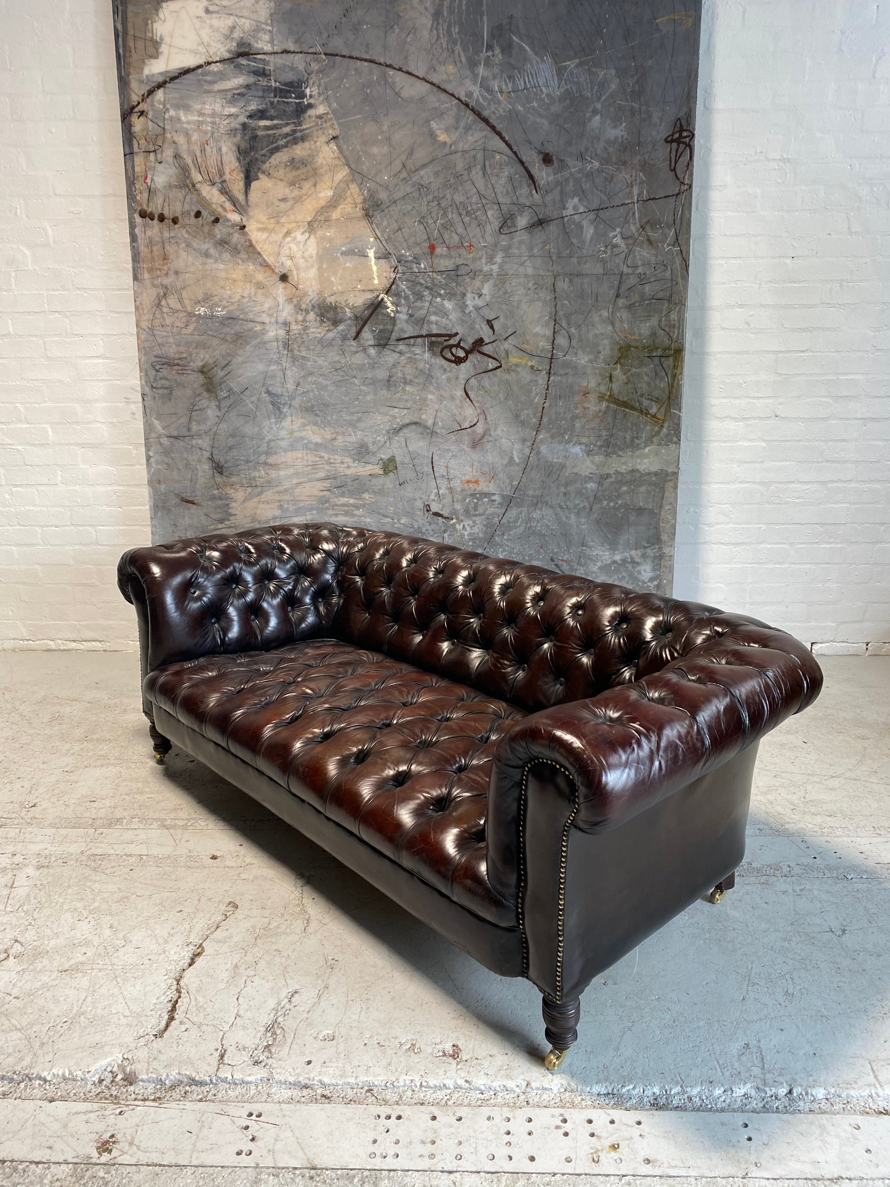 Antique 19thC Chesterfield Sofa circa 1870