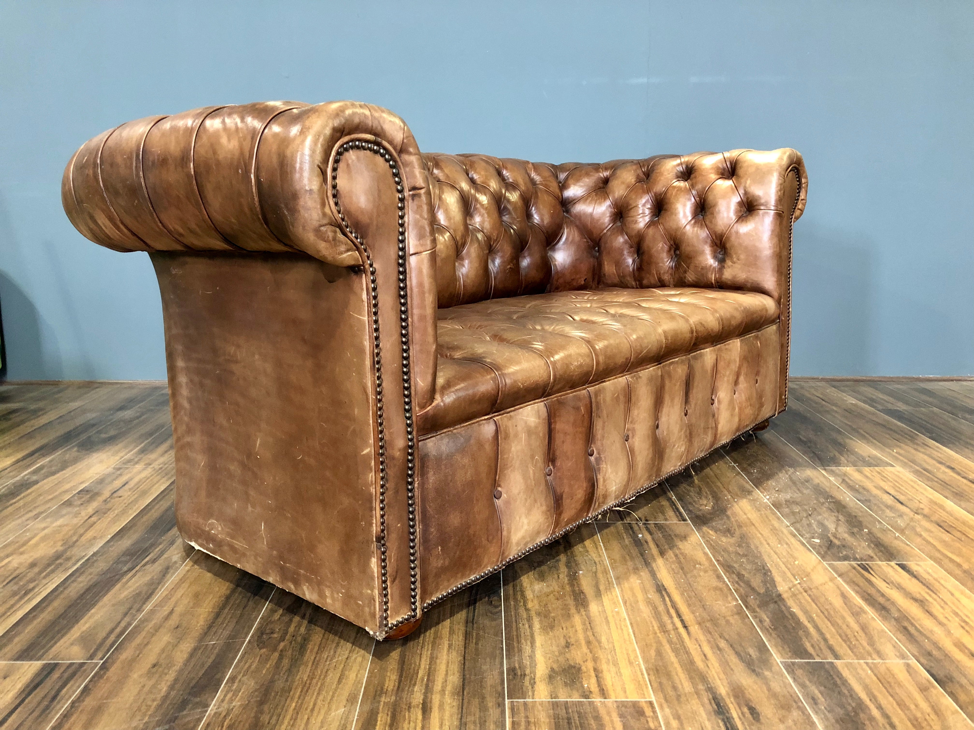 Vintage 2 Seater in Original Leathers