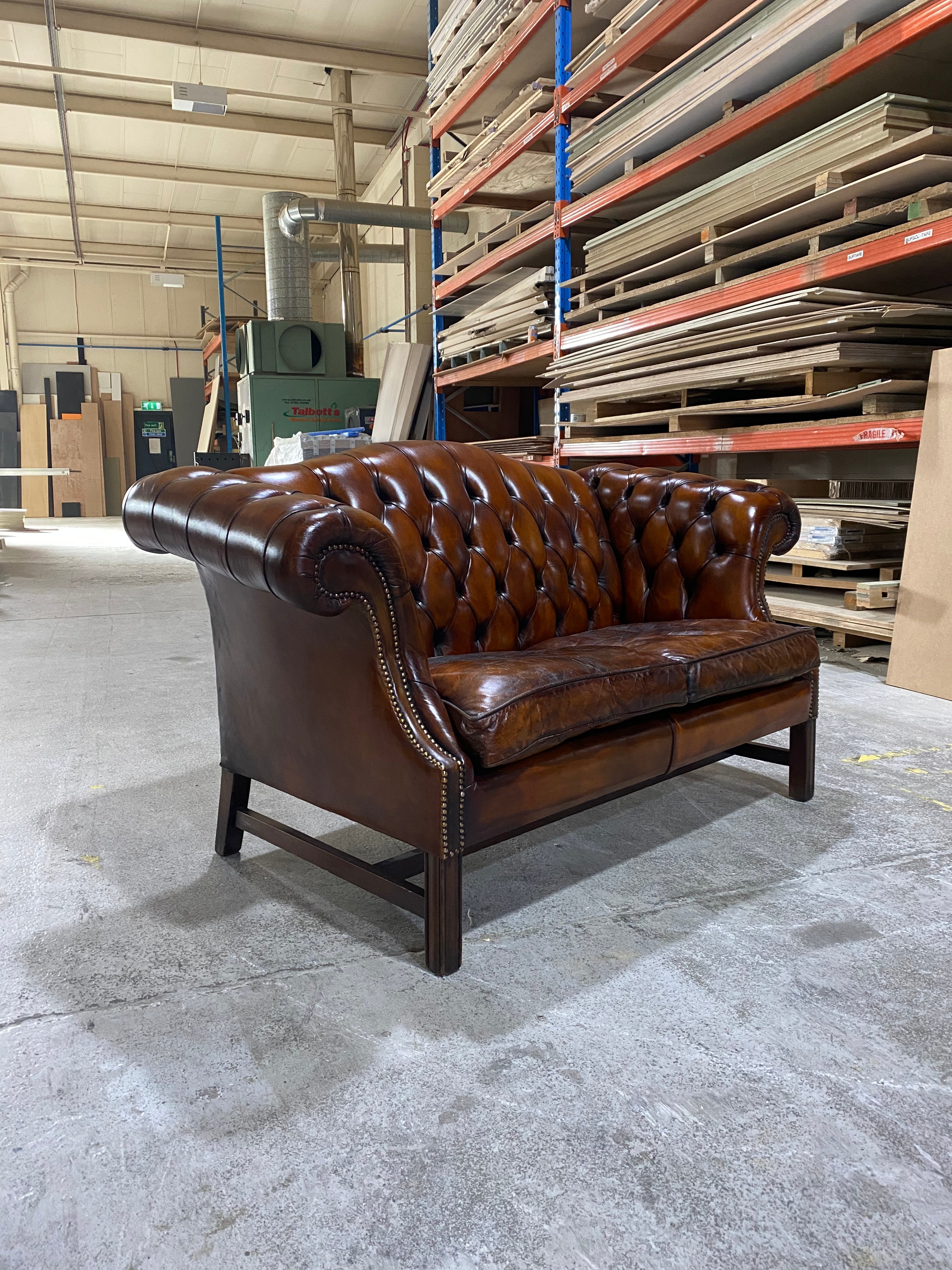 A Very Smart and Neat Chippendale Camel Back Sofa