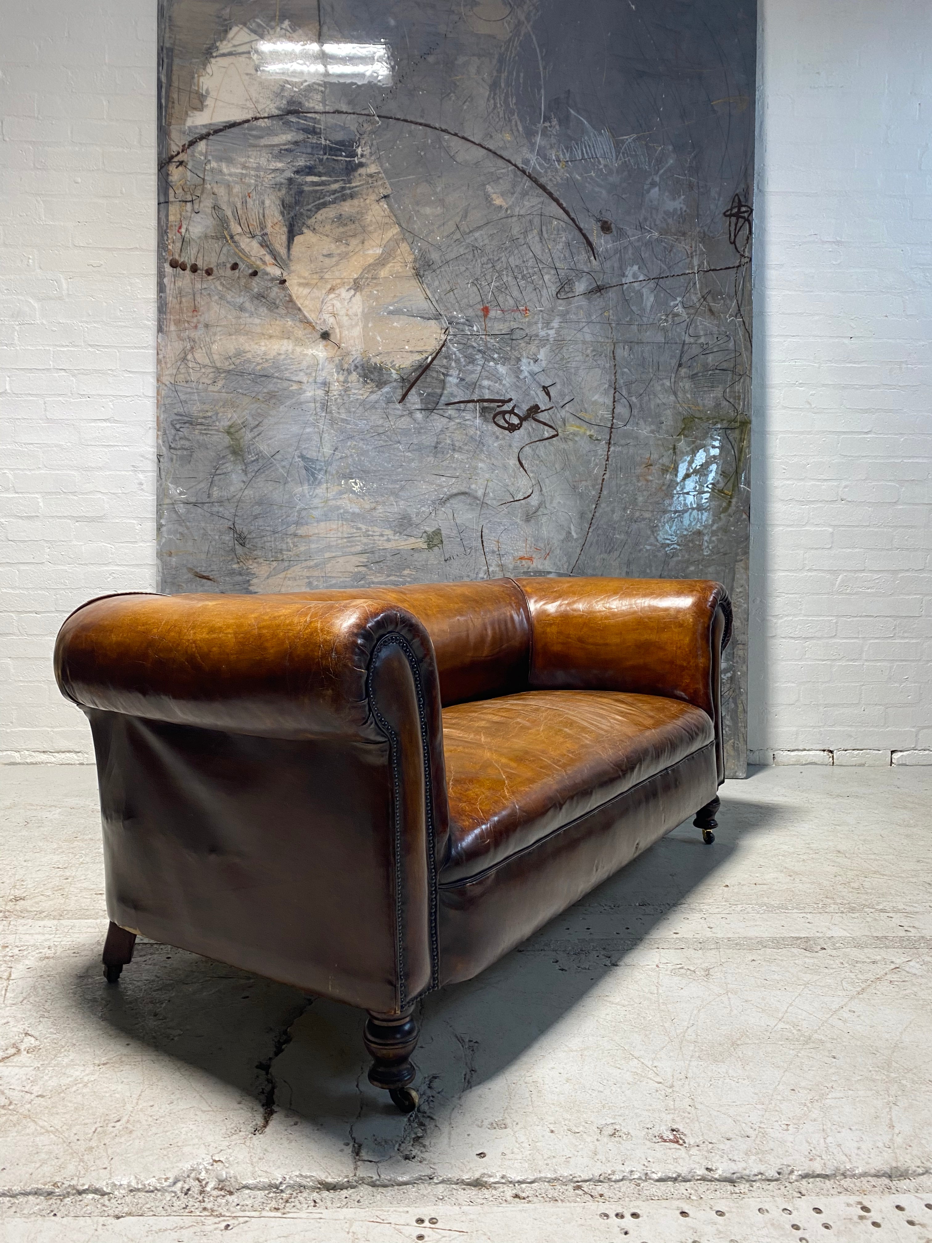 Beautiful Original 19thC Chesterfield Sofa