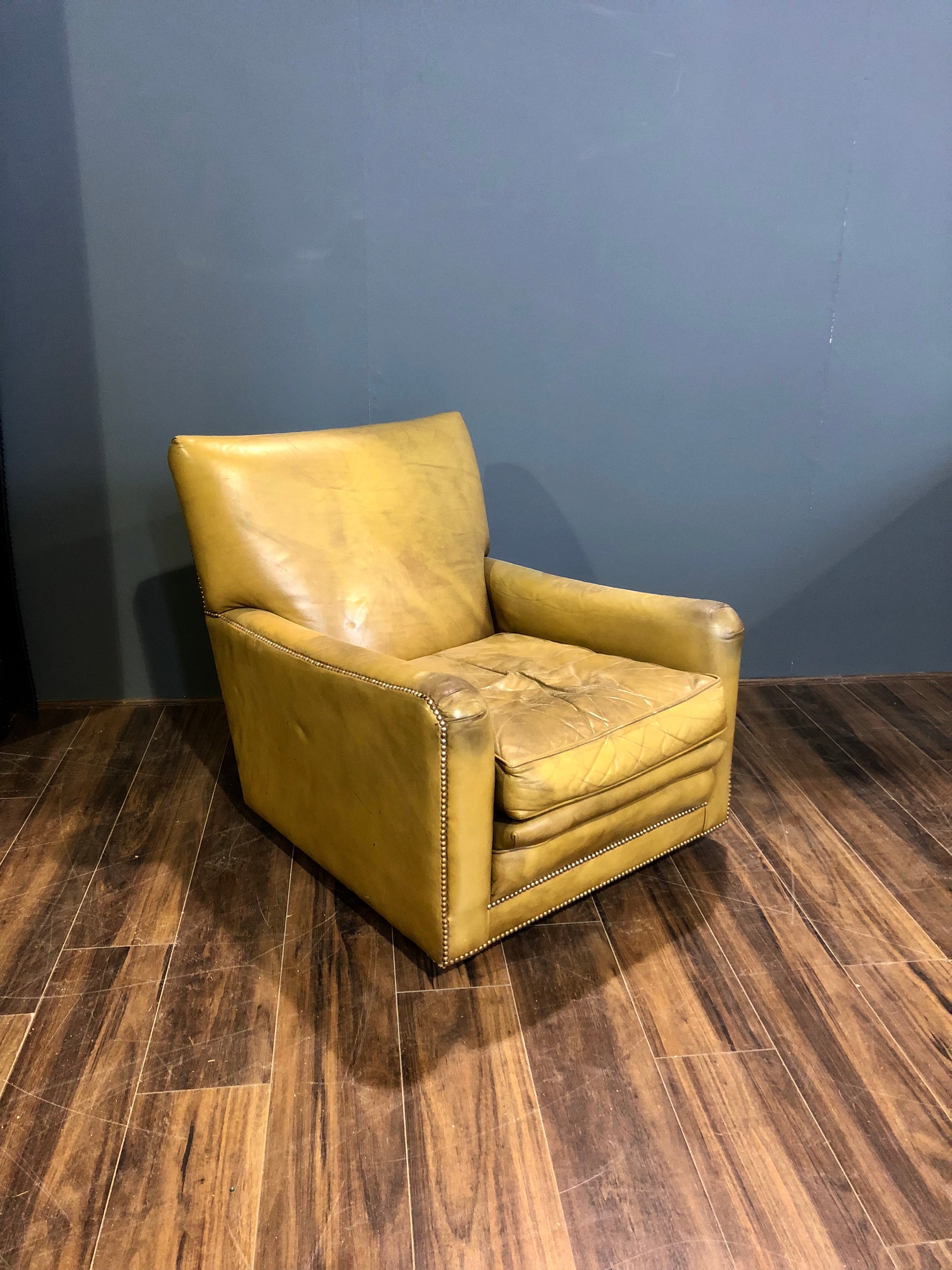 A Super Great Vintage Leather Armchair