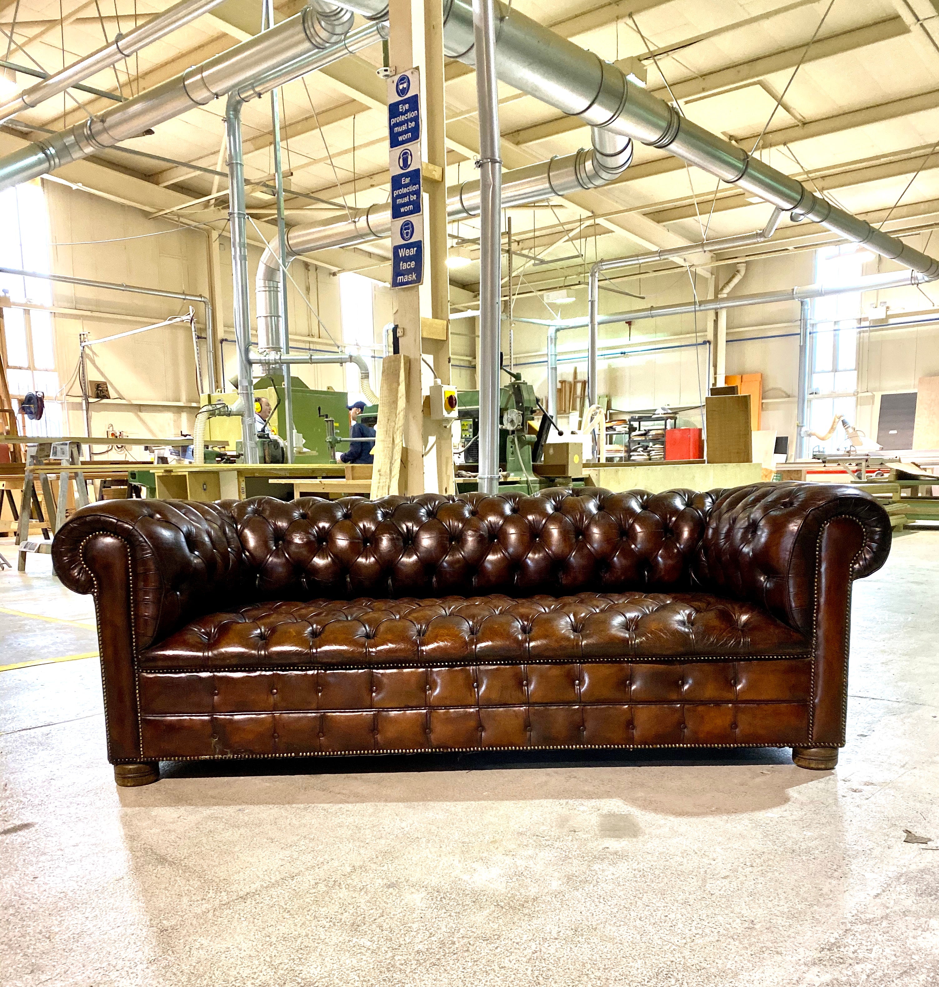 A Very Good MidC Vintage Chesterfield to be fully restored