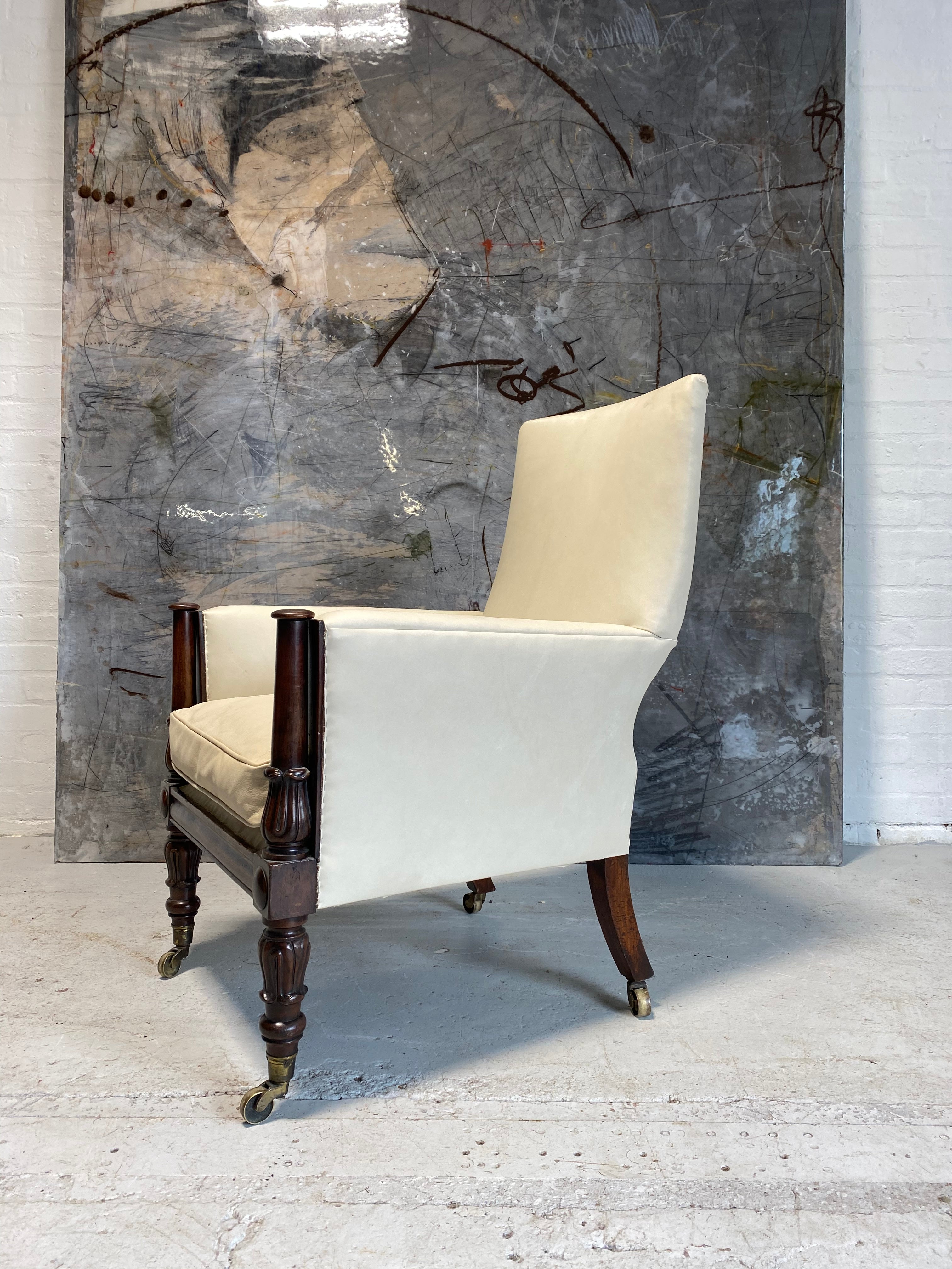 Restored - A Fine and Well Proportioned William IV Gentleman’s Library Chair