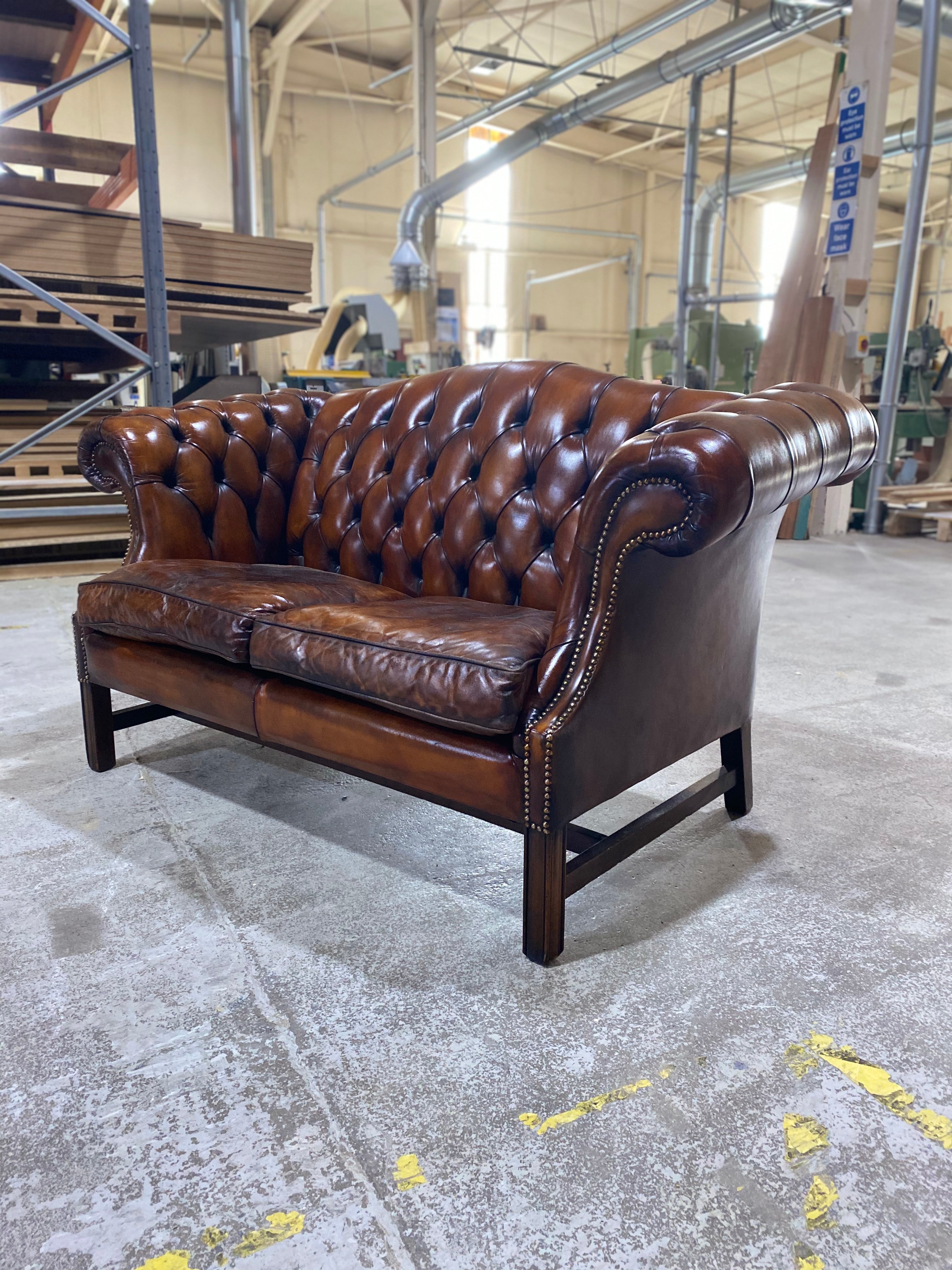 A Very Smart and Neat Chippendale Camel Back Sofa