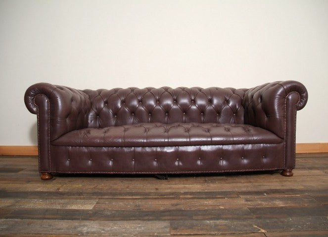 LOOSE COIL SPRUNG VINTAGE SOFA