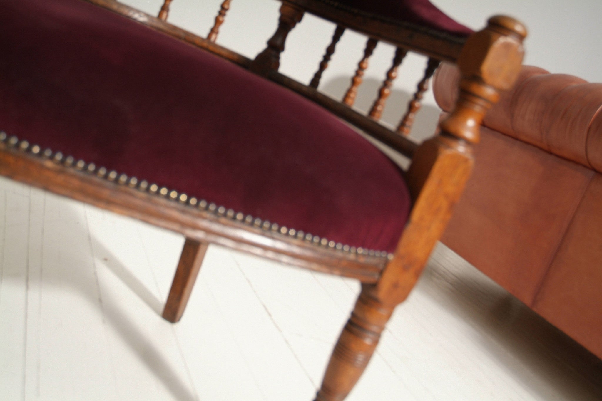 MID 19TH CENTURY ANTIQUE STUDY CHAIR