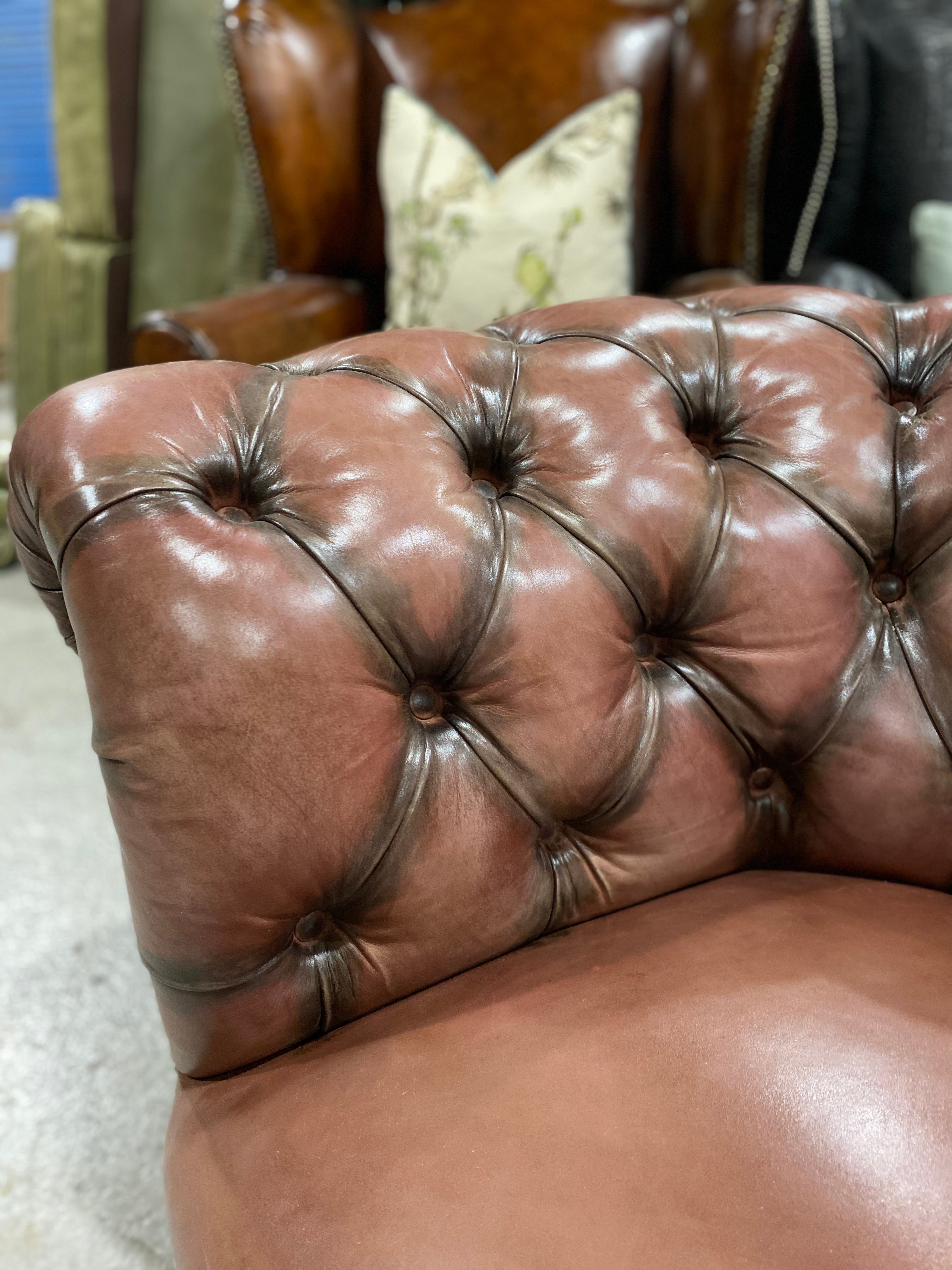 Fully Restored 19thC Victorian Chesterfield Sofa