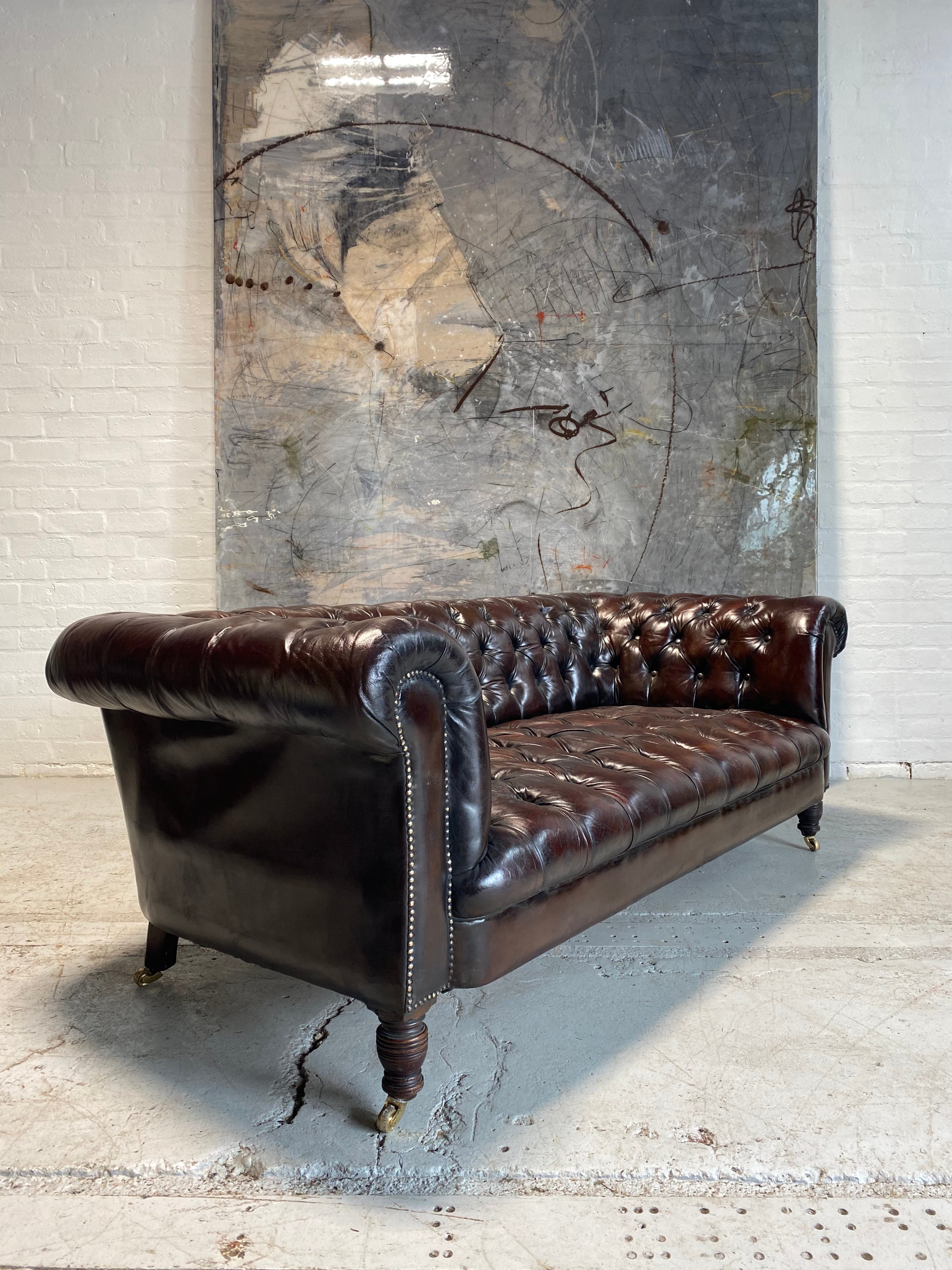 Antique 19thC Chesterfield Sofa circa 1870