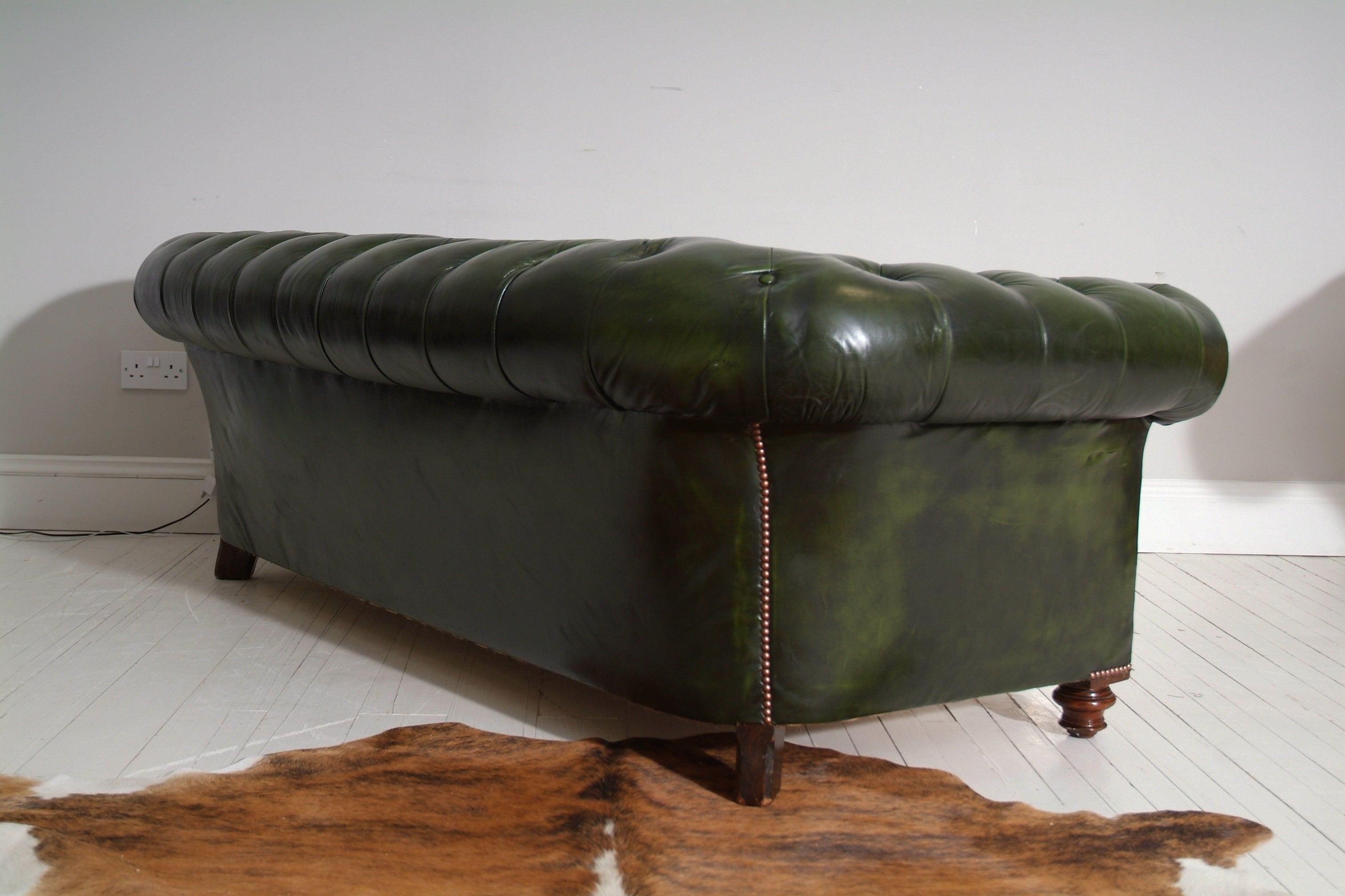 RESTORED ANTIQUE CHESTERFIELD : CIRCA 1880