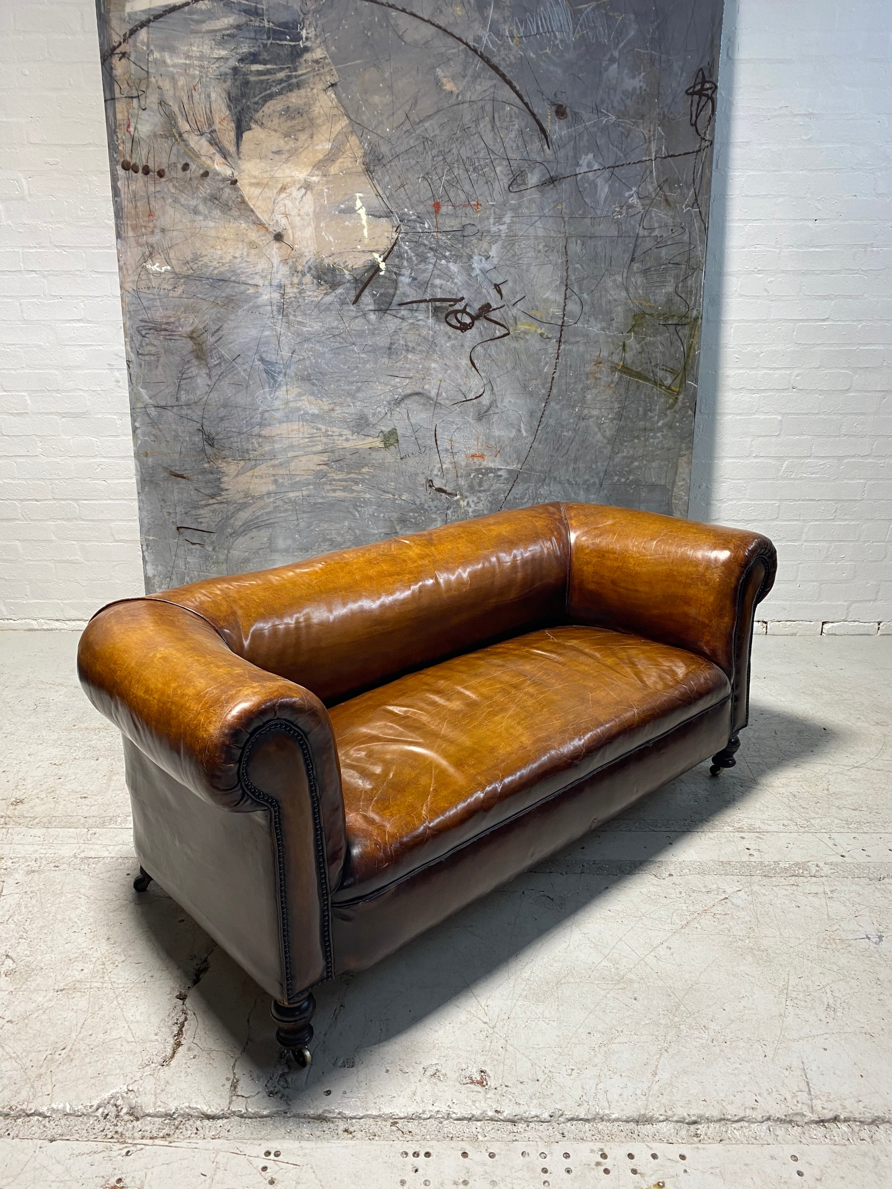 Beautiful Original 19thC Chesterfield Sofa