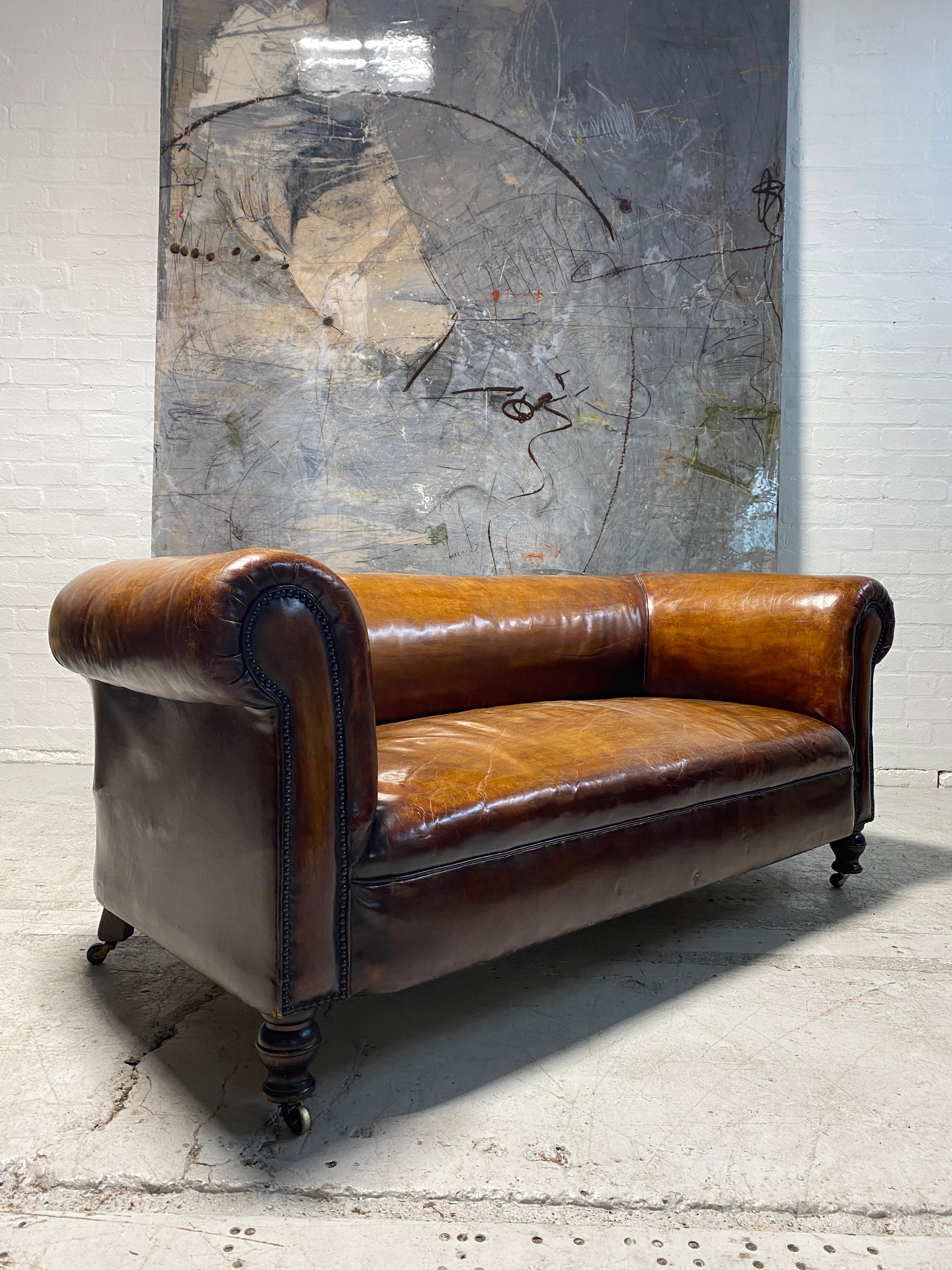 Beautiful Original 19thC Chesterfield Sofa