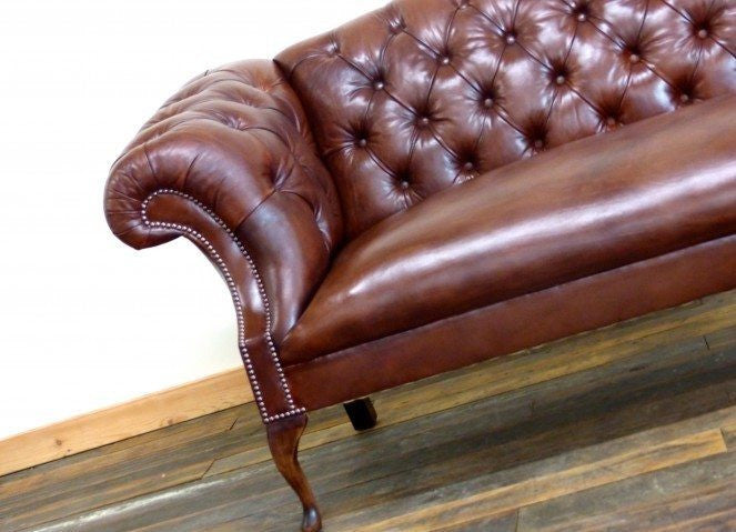 ROCKINGHAM CHIPPENDALE SOFA: LIGHT CHESTNUT