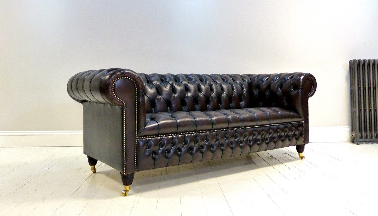 TRADITIONALLY FINISHED FULLY RESTORED SECOND HAND CHESTERFIELD