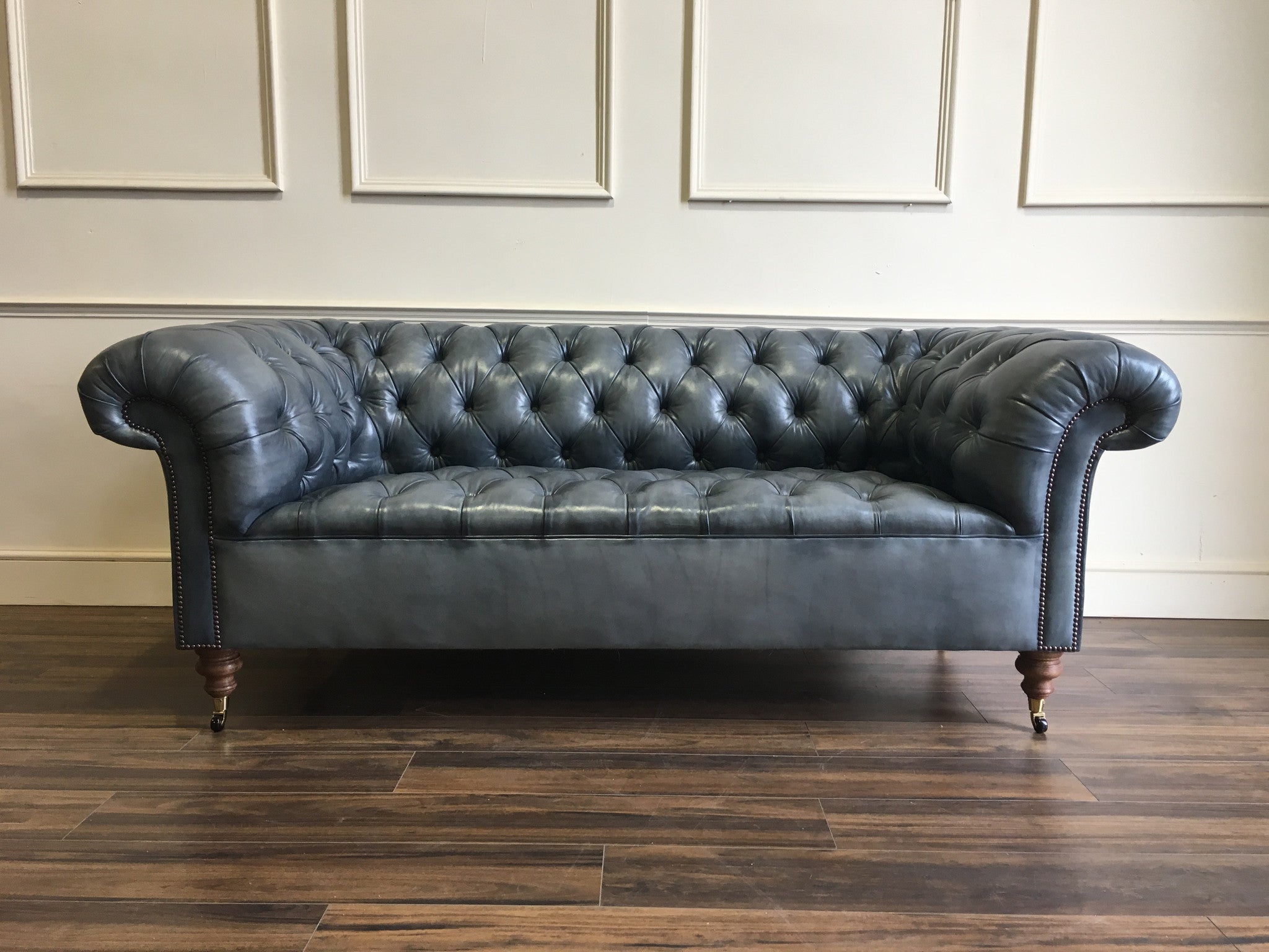 GODERICH CHESTERFIELD : HAND DYED ELEPHANT GREY