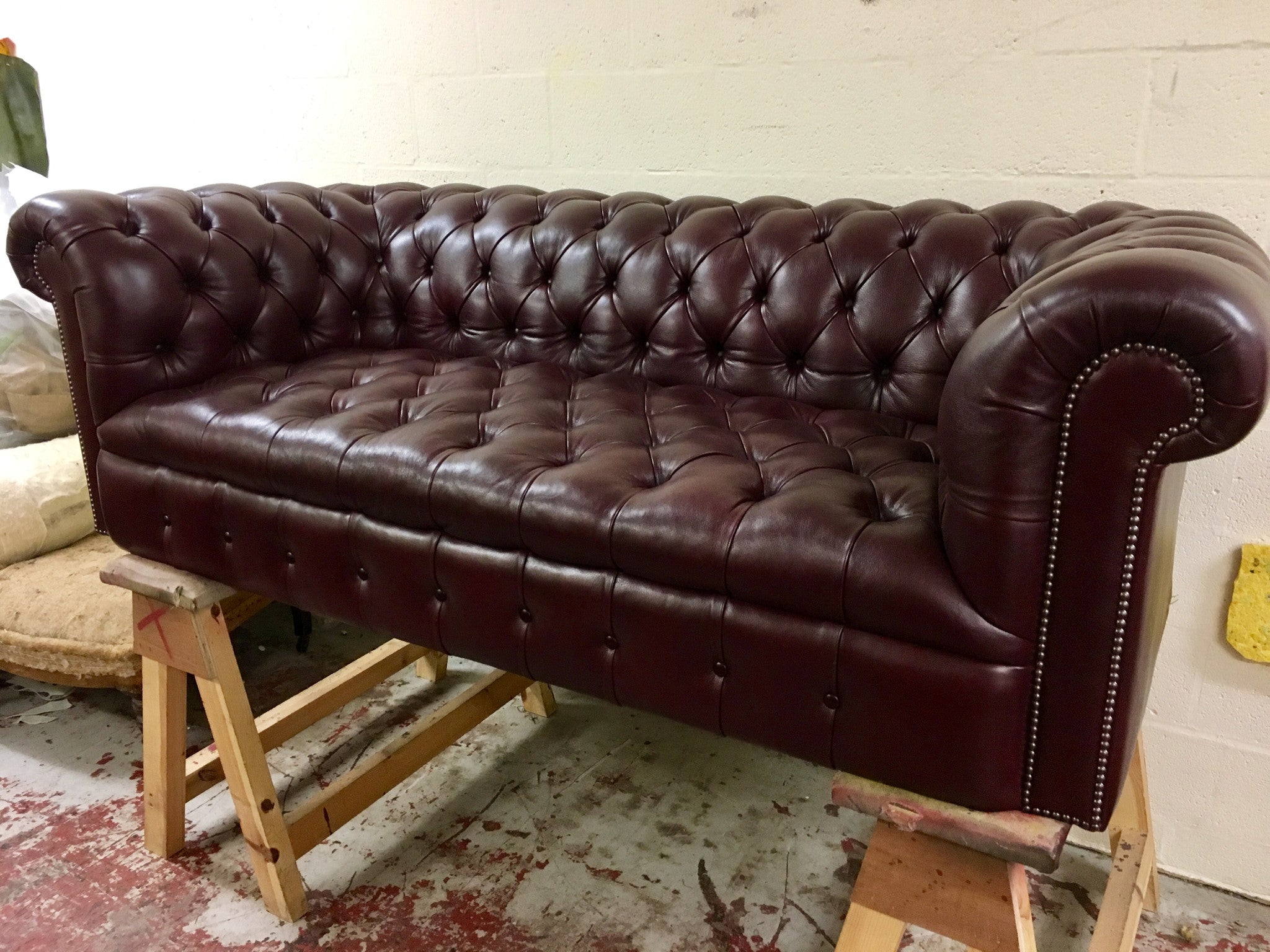 Mr Collins Restored Chesterfield – Byron Red Wine