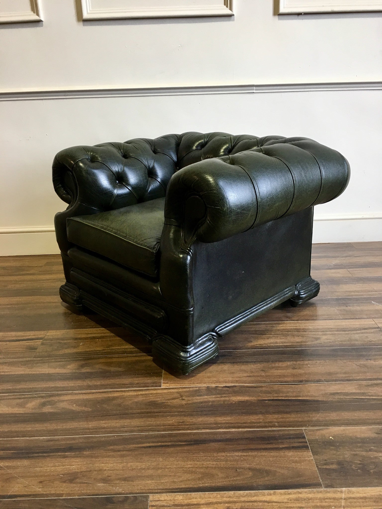 Chesterfield Chair From The Side