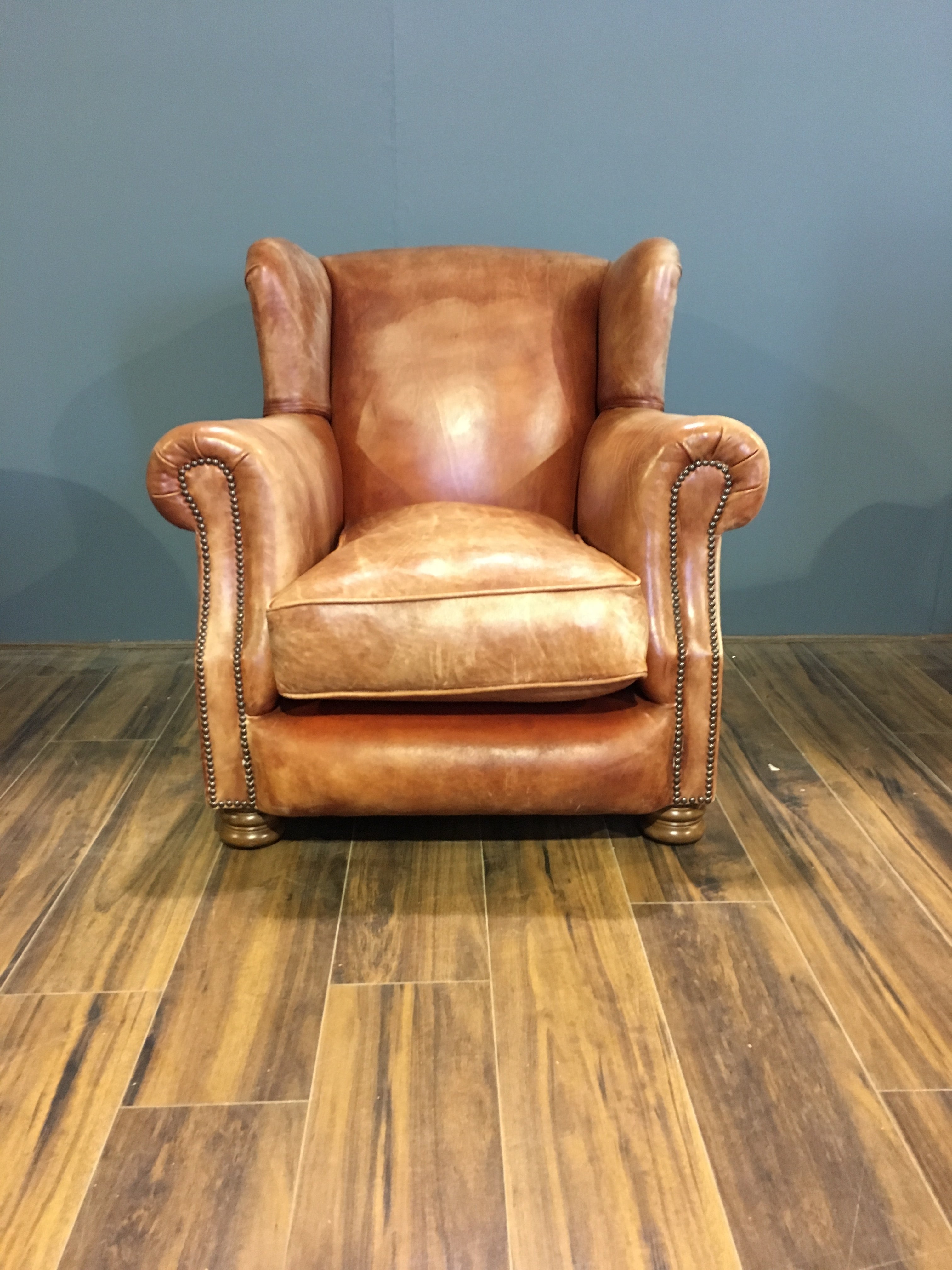 Perfect Vintage Leather Armchair - Our very own Peel Chair