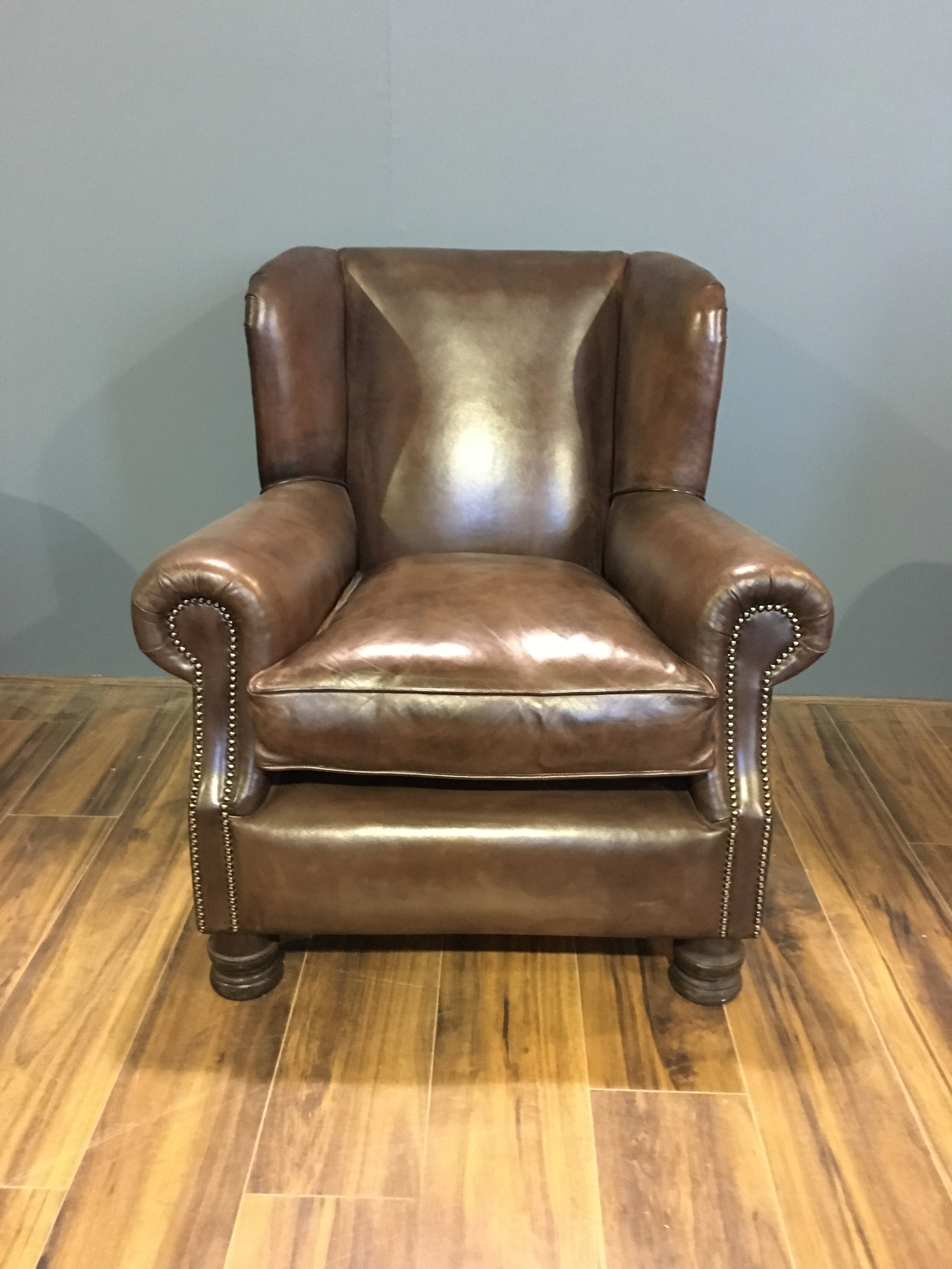 Peel Chair in Hand Dyed Walnut.