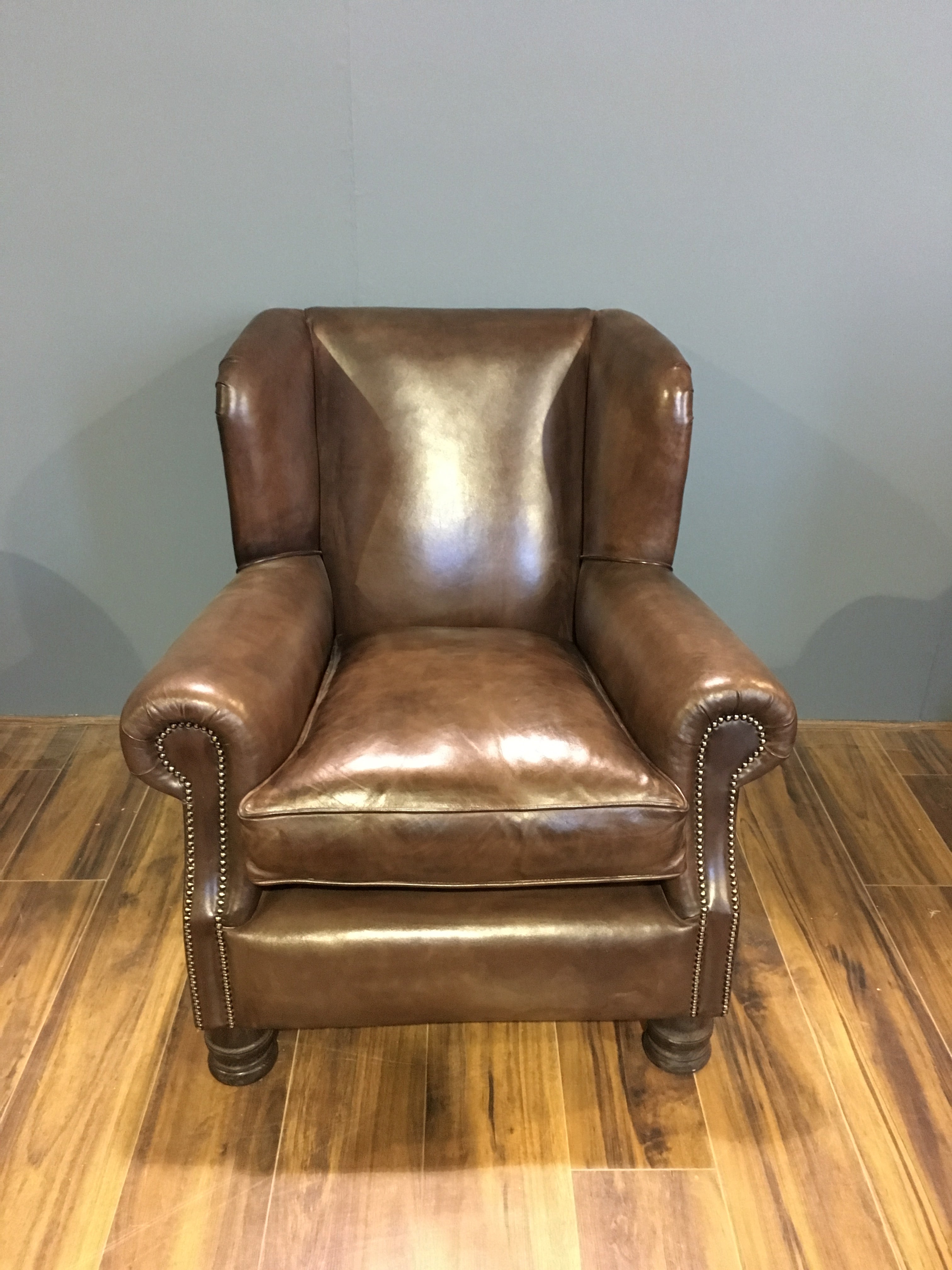 Peel Chair in Hand Dyed Walnut.