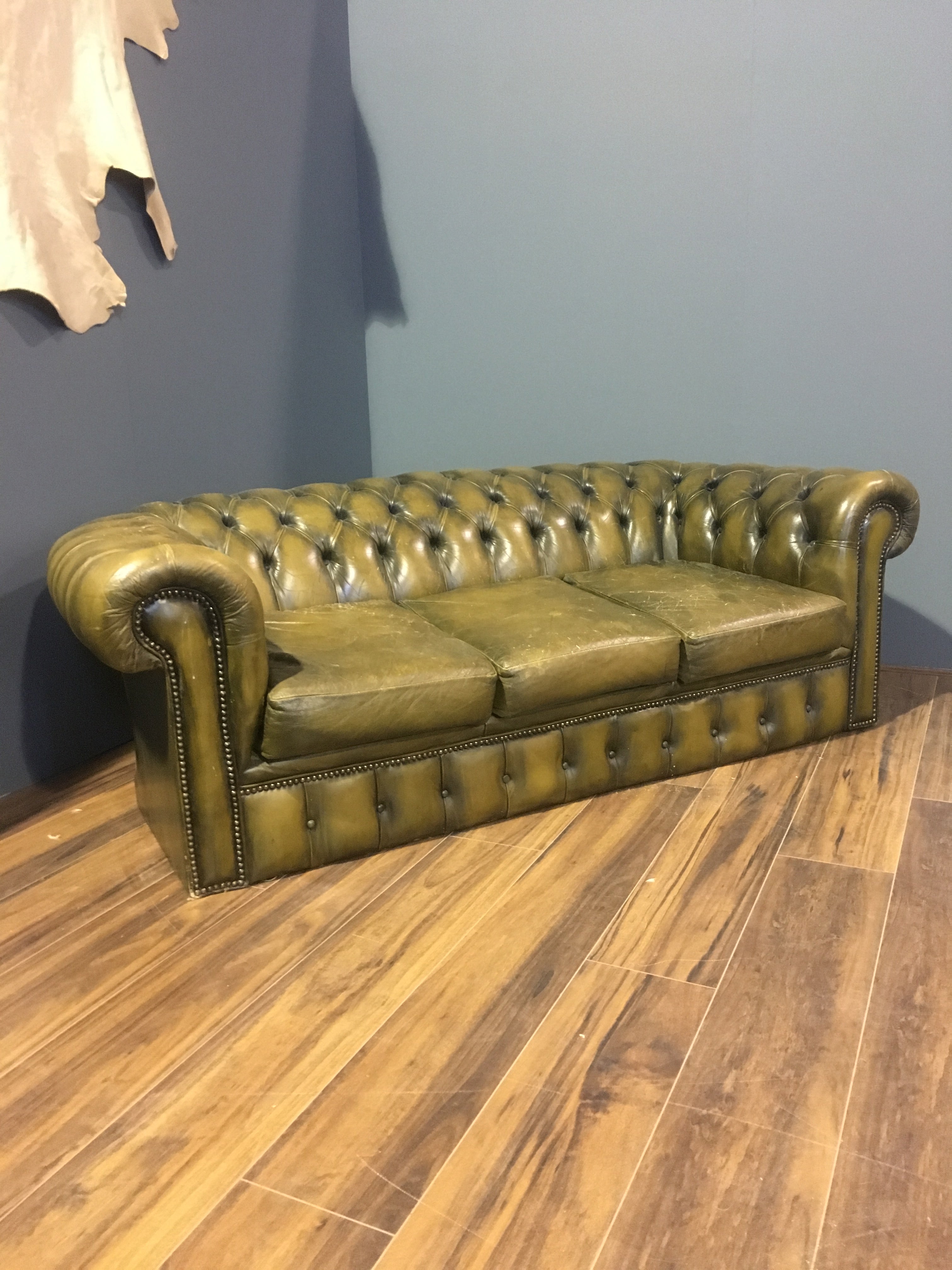 A really Cool Khaki Green Sofa