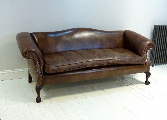 ROCKINGHAM CHIPPENDALE SOFA: RICH WALNUT