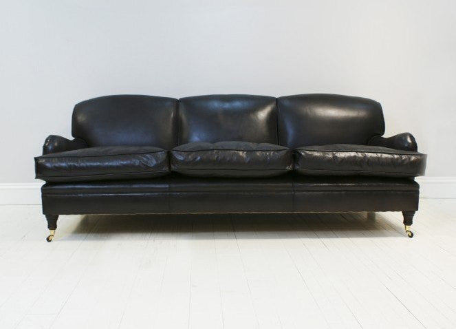 THE GRENVILLE SOFA : RICH DARK BROWN