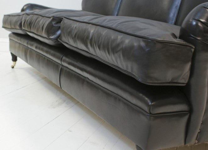 THE GRENVILLE SOFA : RICH DARK BROWN