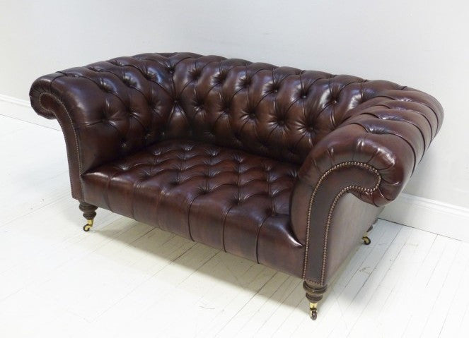 Beautiful Newcastle Chesterfield Sofa Umber Brown