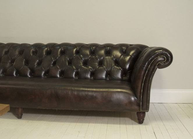 The 12ft Palmerstone Sofa – Rich Walnut